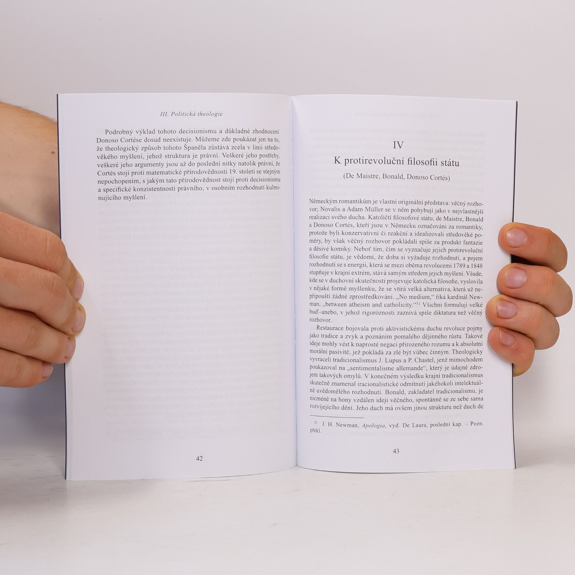 Carl Schmitt Politická theologie : čtyři kapitoly k učení o suverenitě