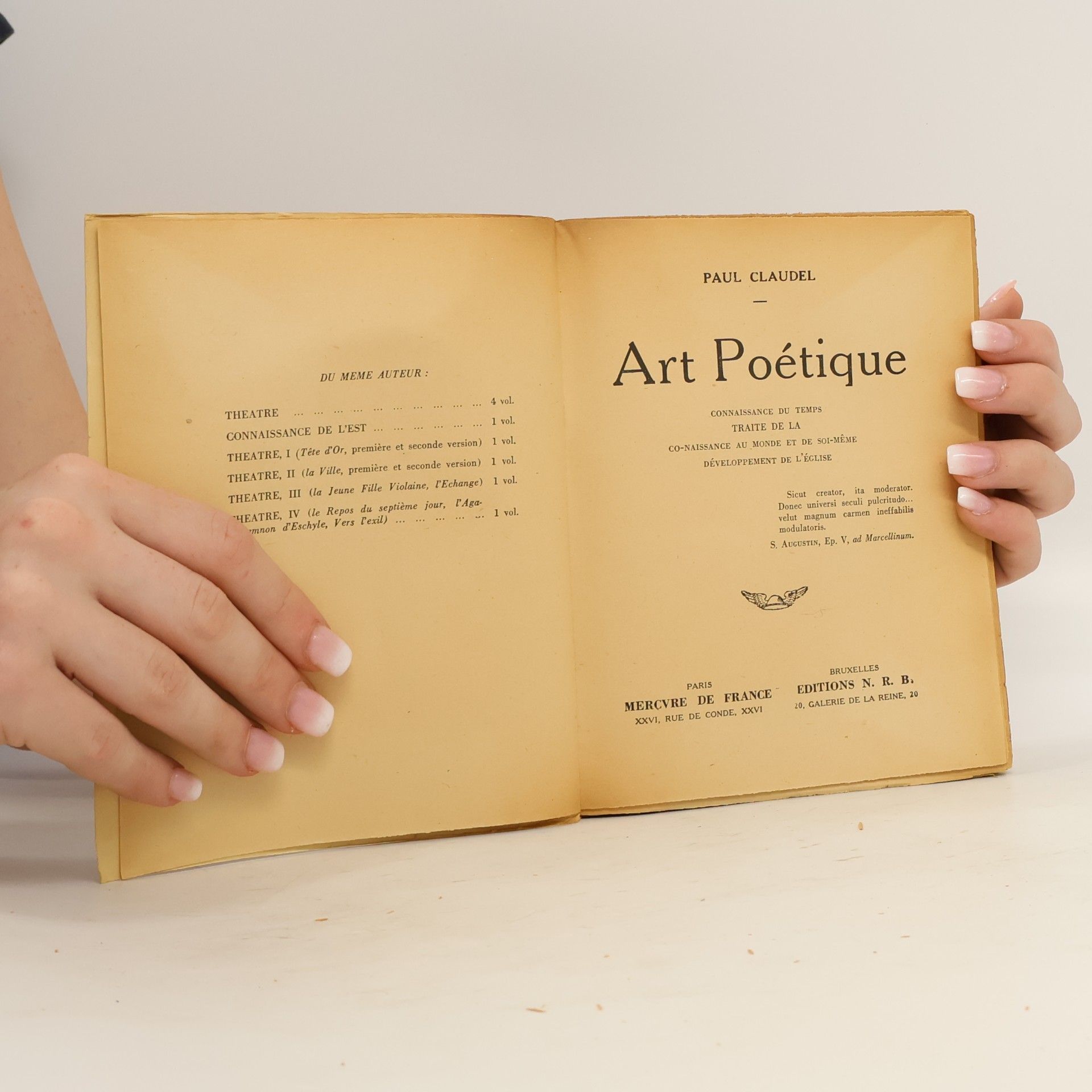 Paul Claudel Art Poétique