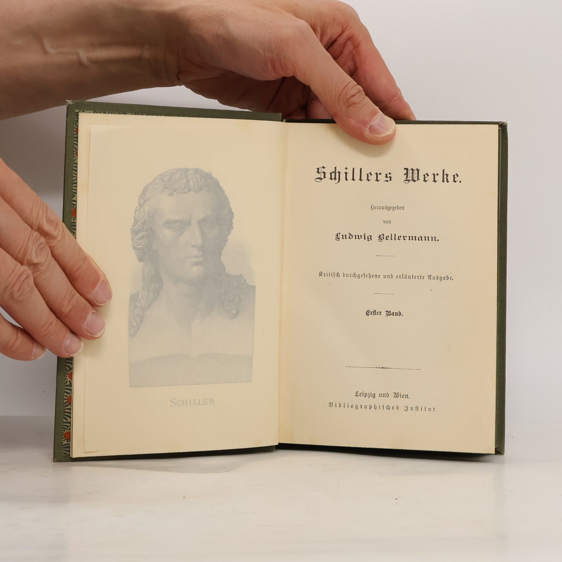 Ludwig Bellermann Schillers Werke. Band 1