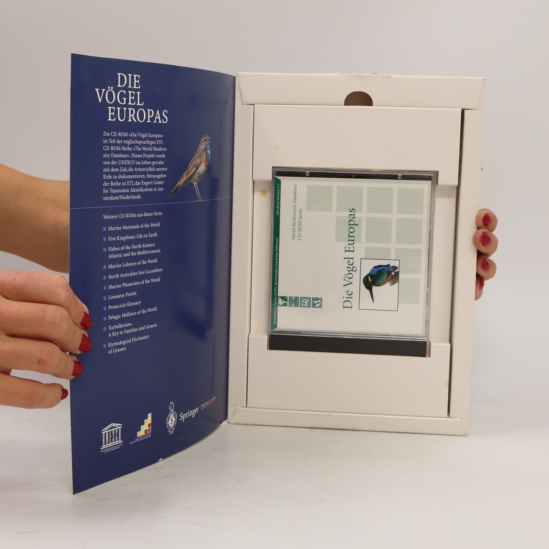 ETI World Biodiversity Database CD-ROM Series: Die Vögel Europas