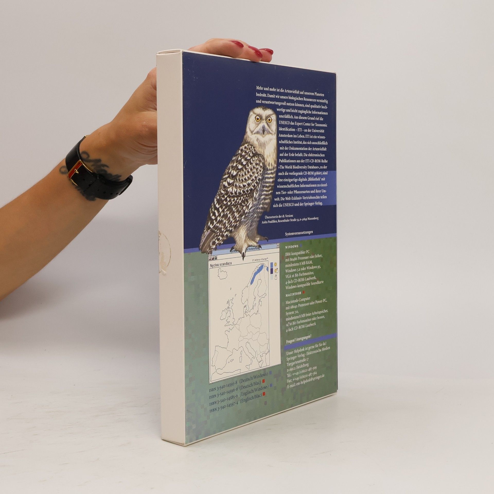 ETI World Biodiversity Database CD-ROM Series: Die Vögel Europas