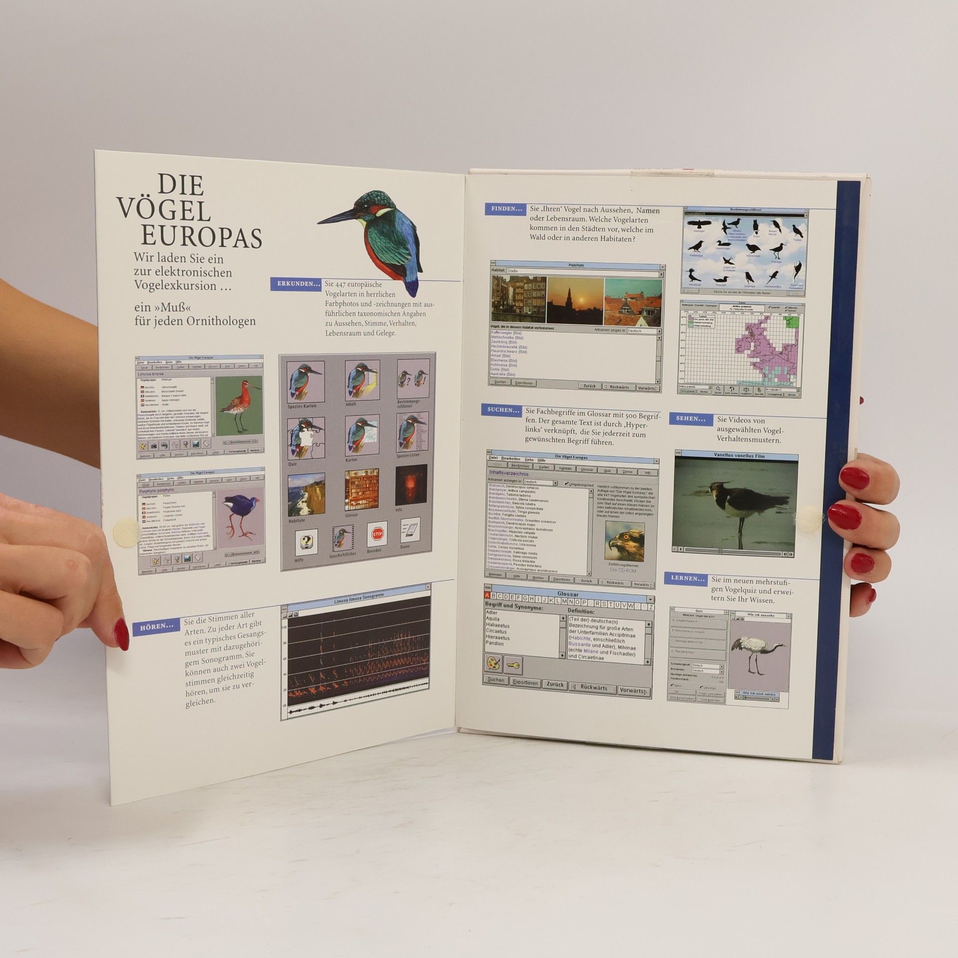 ETI World Biodiversity Database CD-ROM Series: Die Vögel Europas