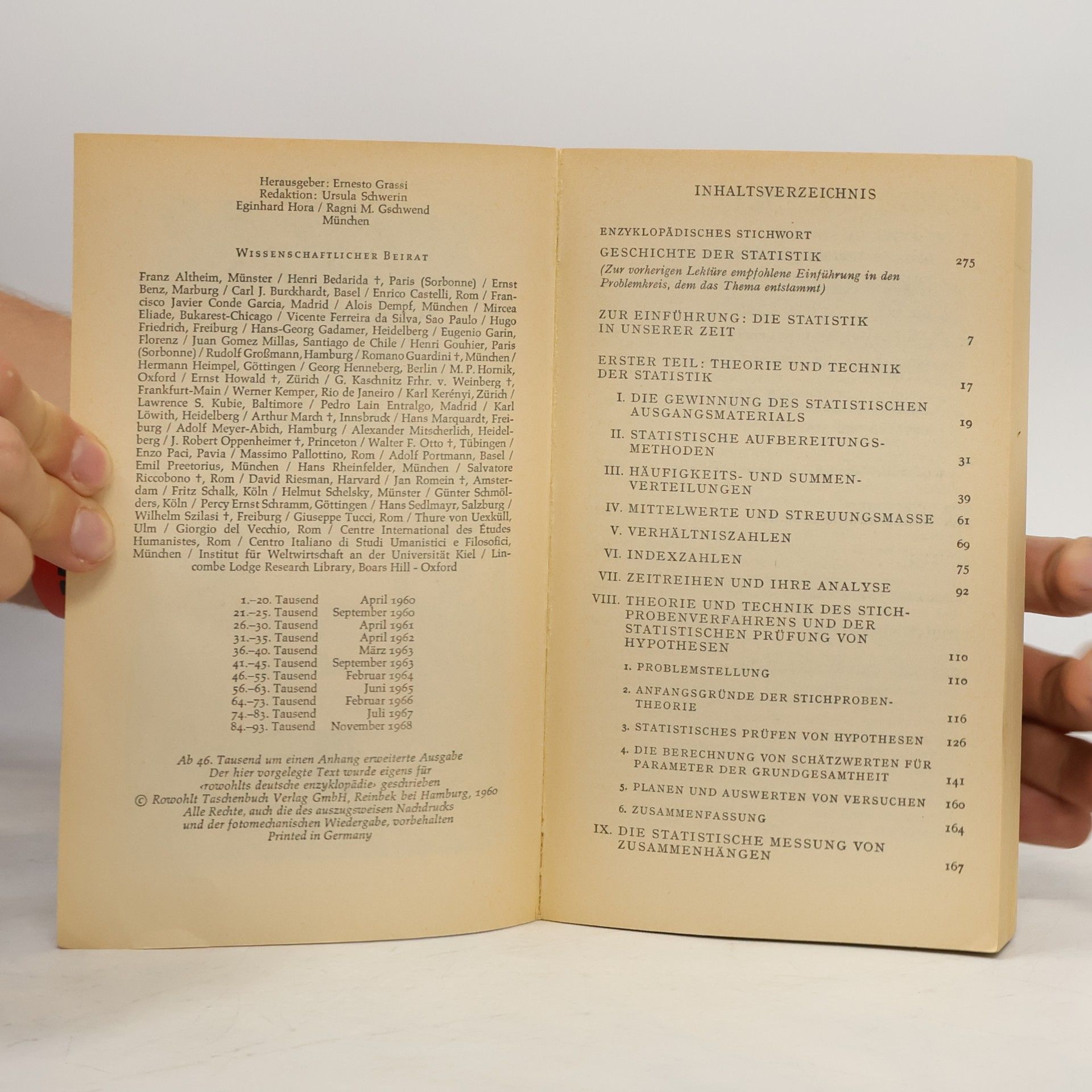 Hans Kellerer Statistik im modernen Wirtschafts-und Sozialleben