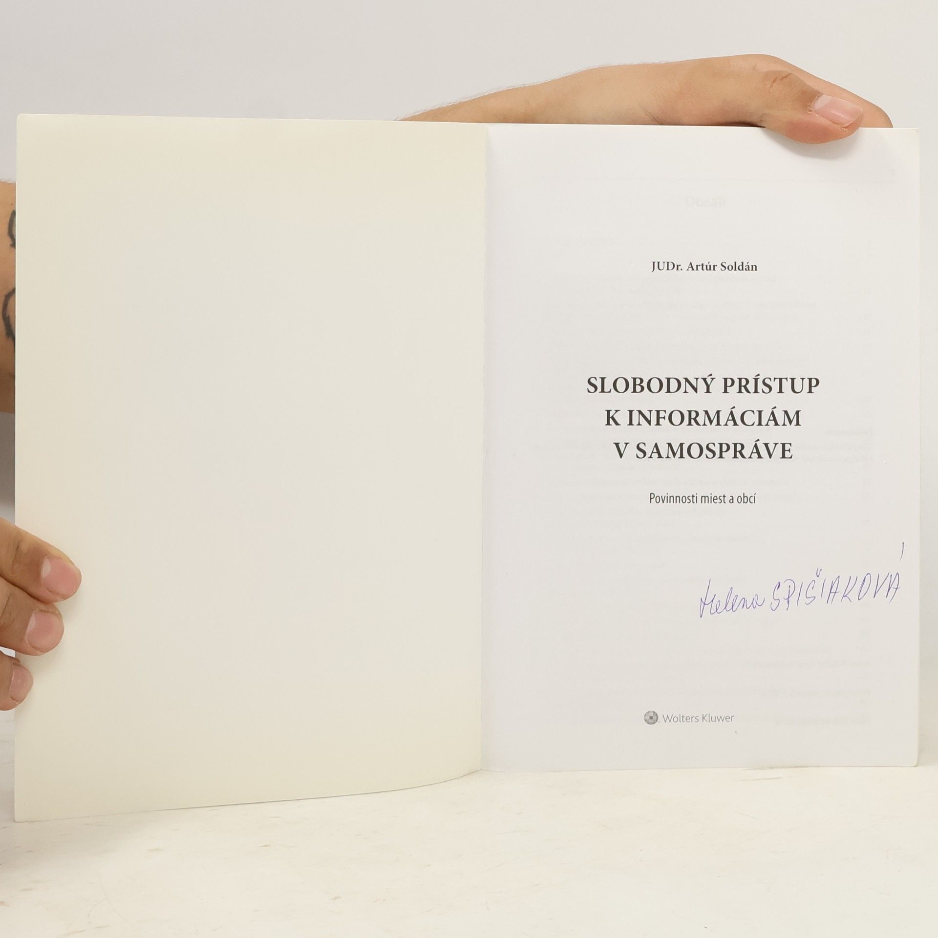 Artúr Soldán Slobodný prístup k informáciám v samospráve - povinnosti miest a obcí
