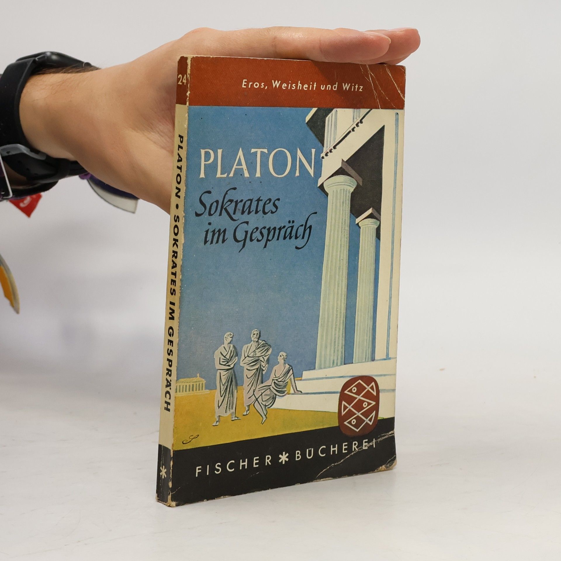 Platon Sokrates im Gespräch
