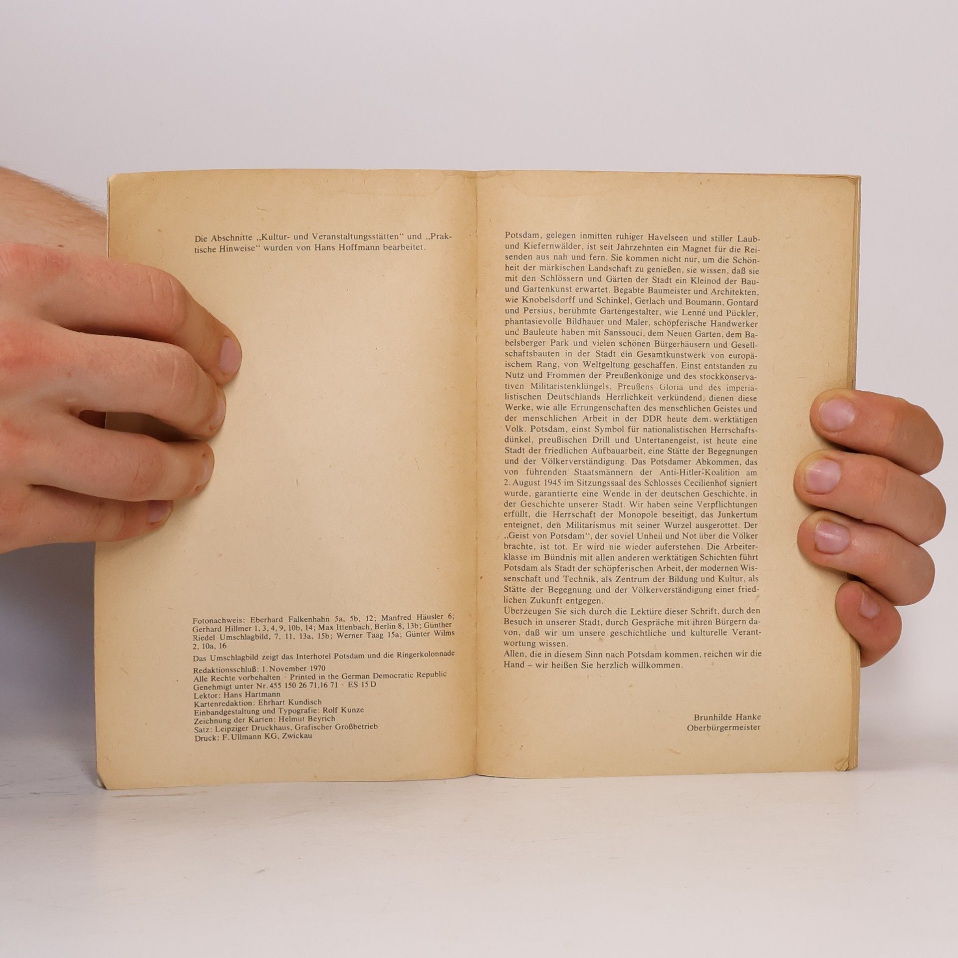 Hans-Joachim Giersberg Potsdam: Brockhaus-Stadtführer