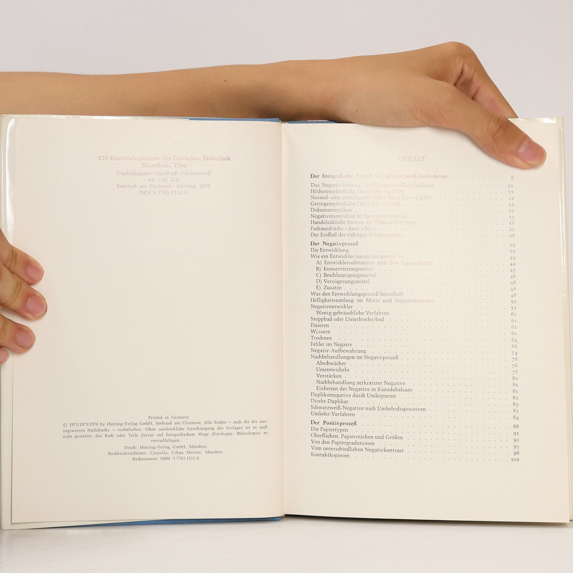 Theo Kisselbach Dunkelkammer-Handbuch schwarzweiss