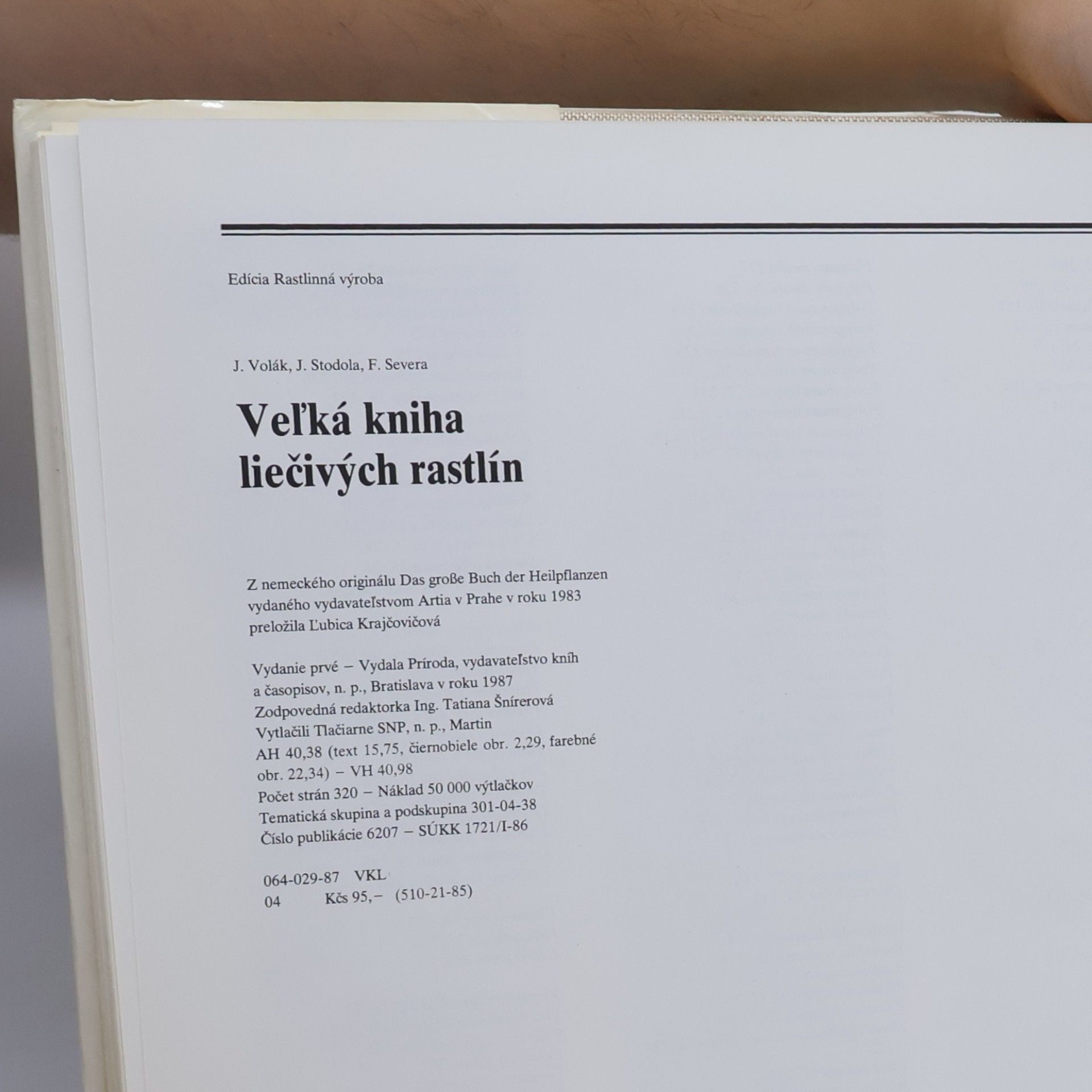 Jiří Stodola Veľká kniha liečivých rastlín