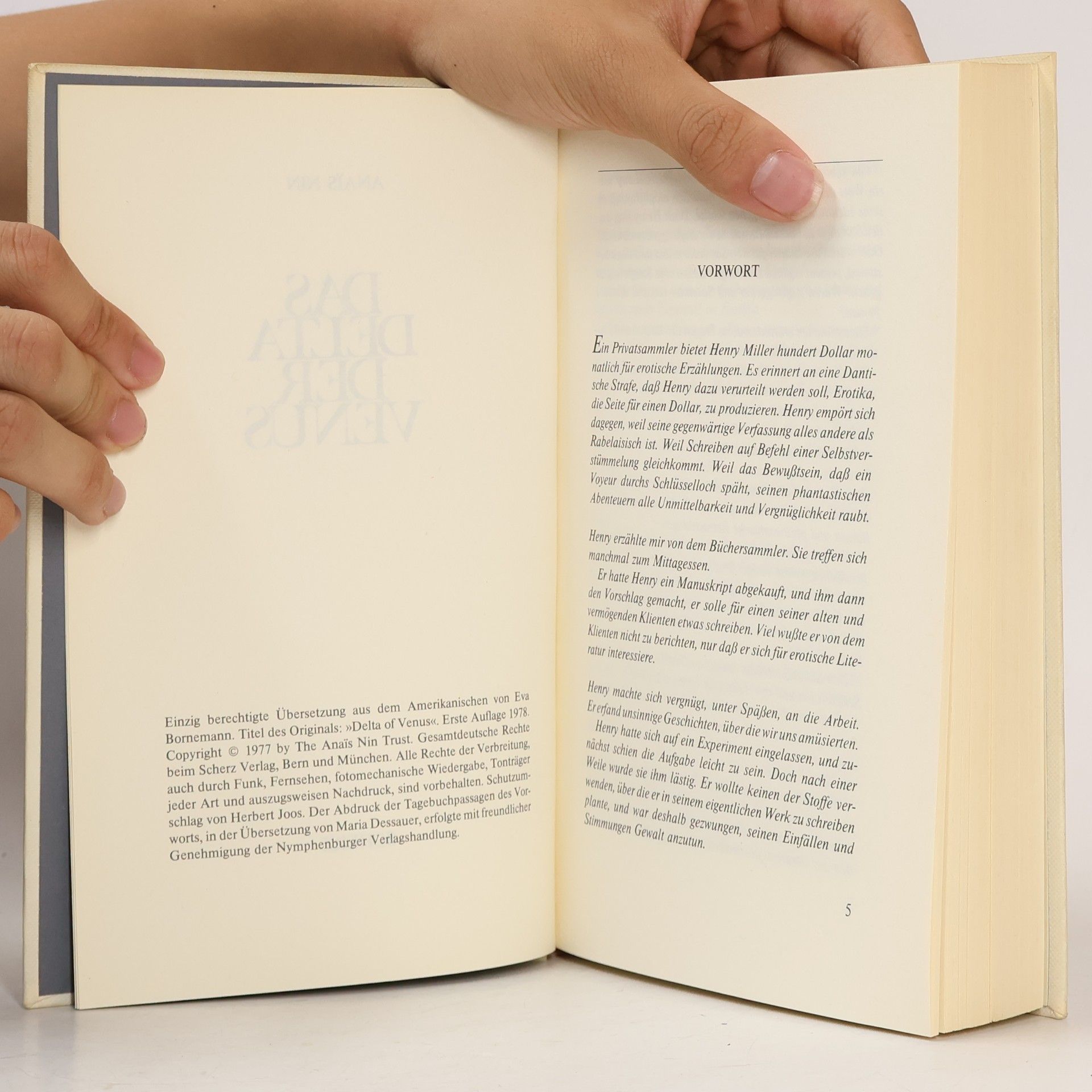 Anaïs Nin Das Delta der Venus