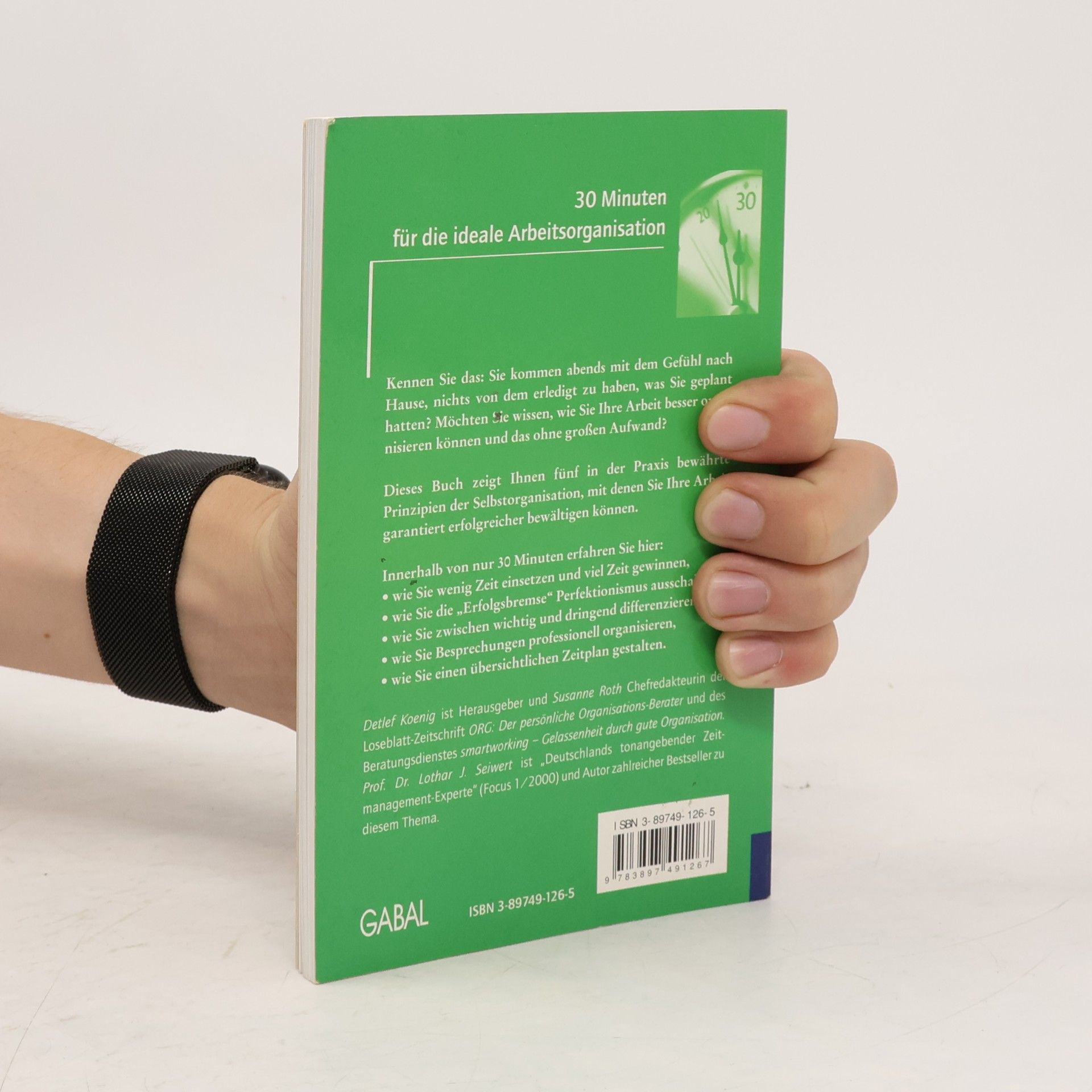 Detlef Koenig 30 Minuten für optimale Selbsorganisation