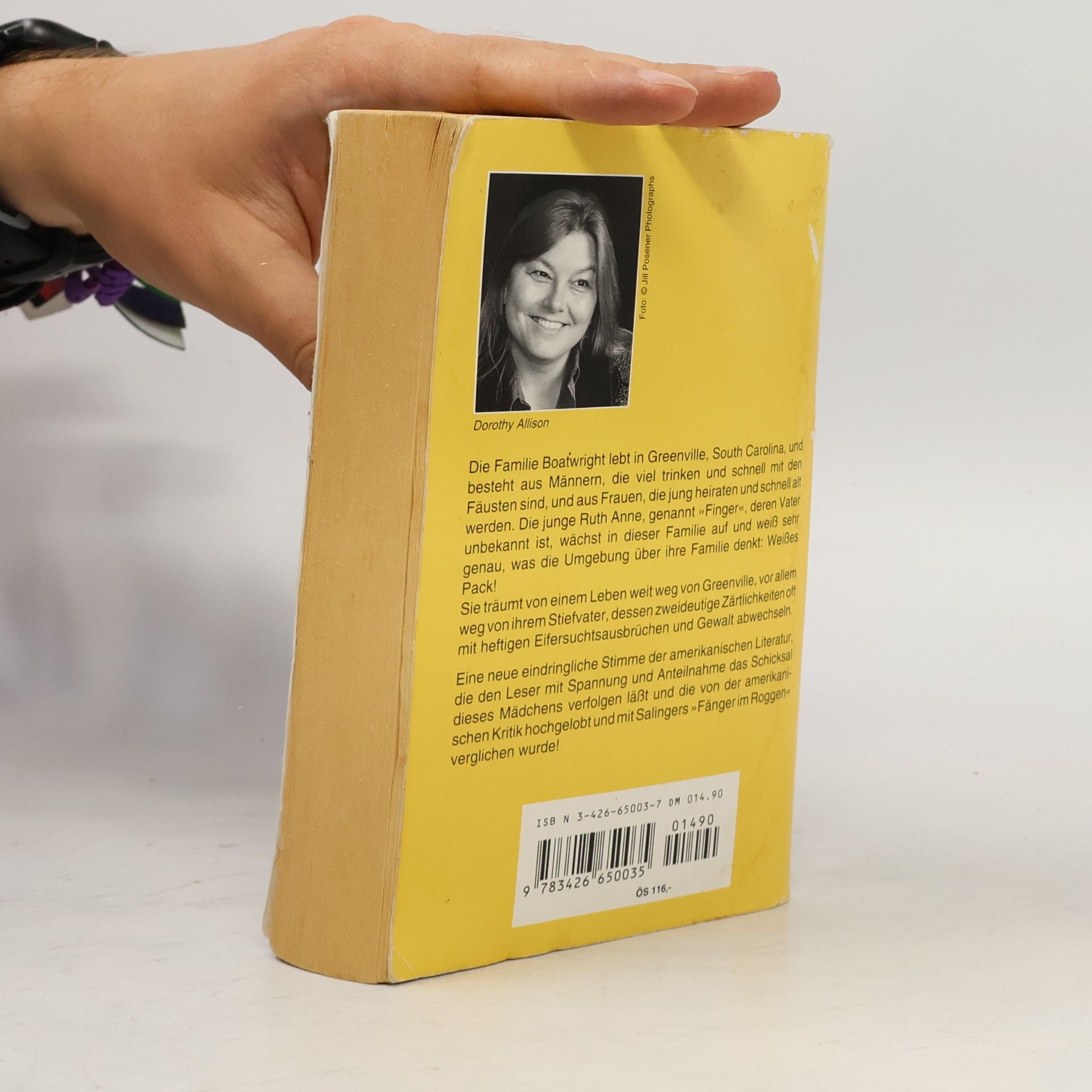 Dorothy Allison Die Angst in mir ist wie ein grosser Fluss