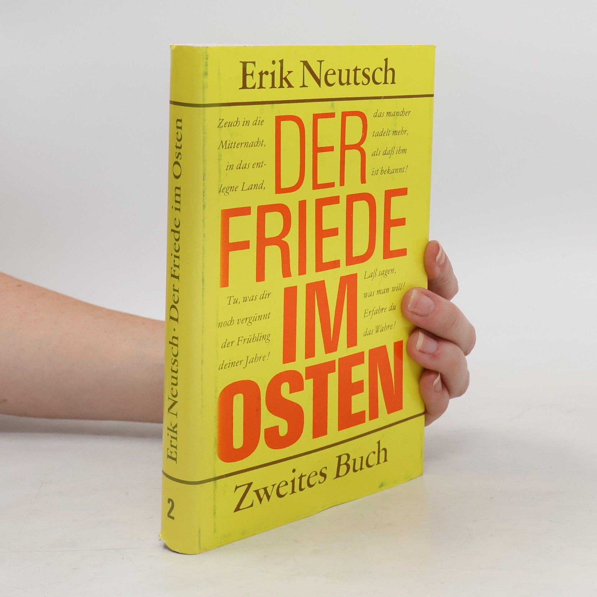 Erik Neutsch Der Friede im Osten