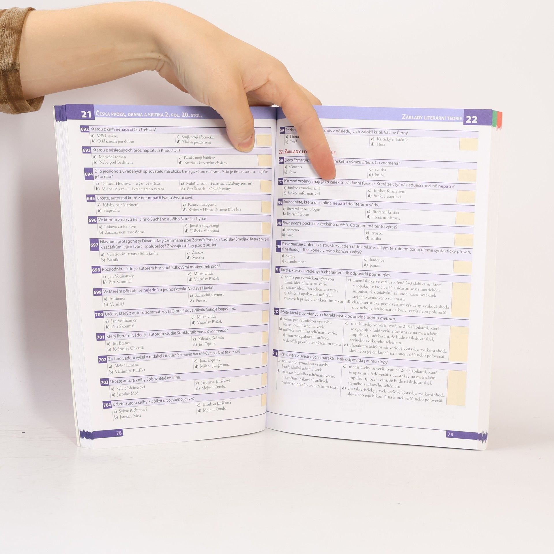Roman Kanda Literatura. Testové úlohy