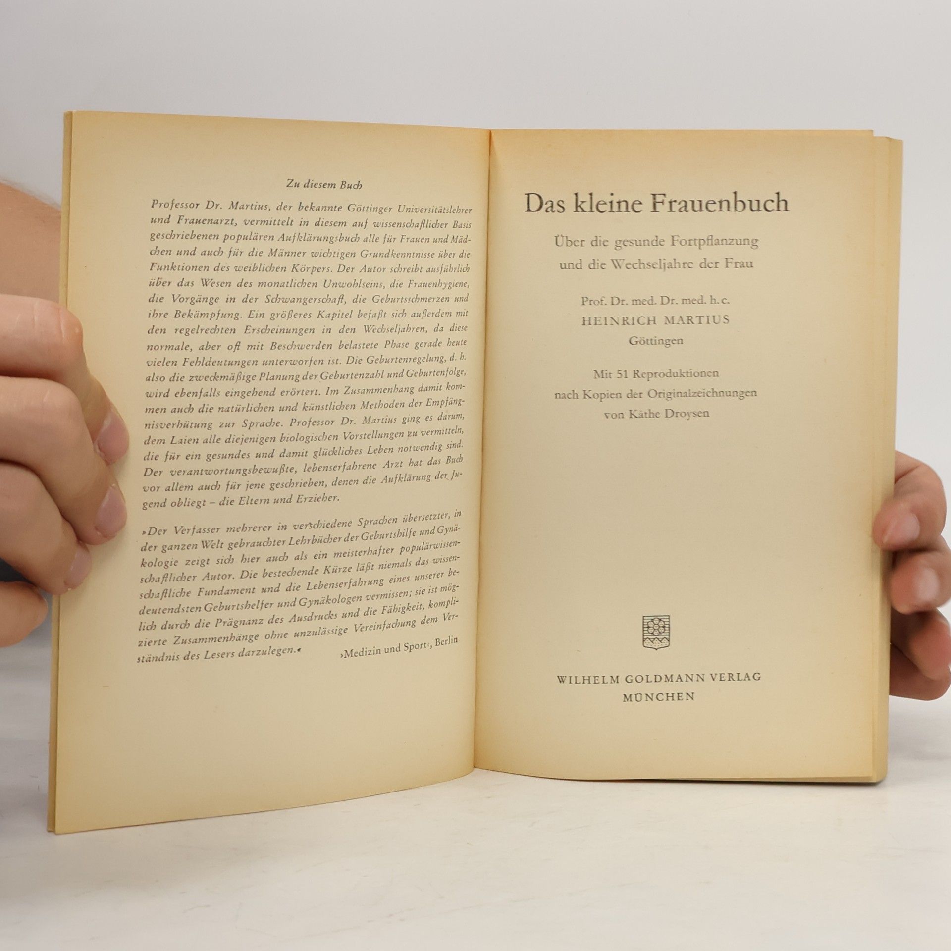 Heinrich Martius Das kleine Frauenbuch