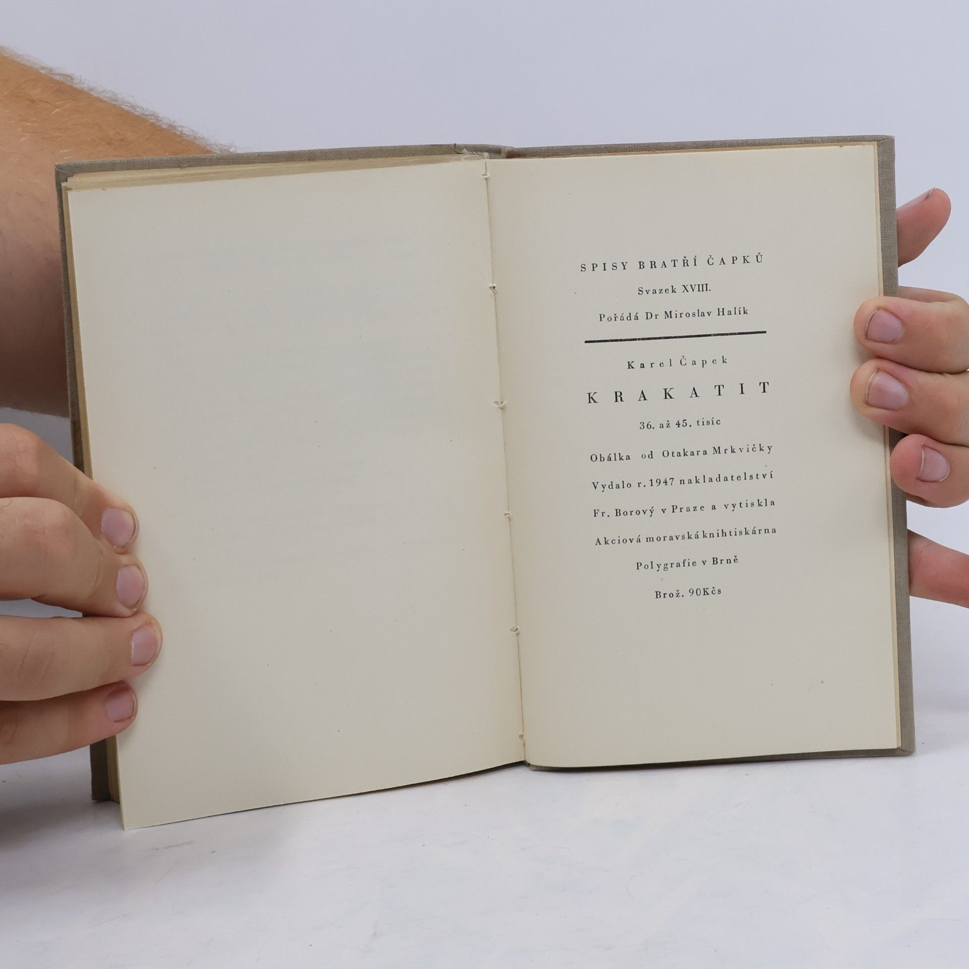 Karel Čapek Krakatit