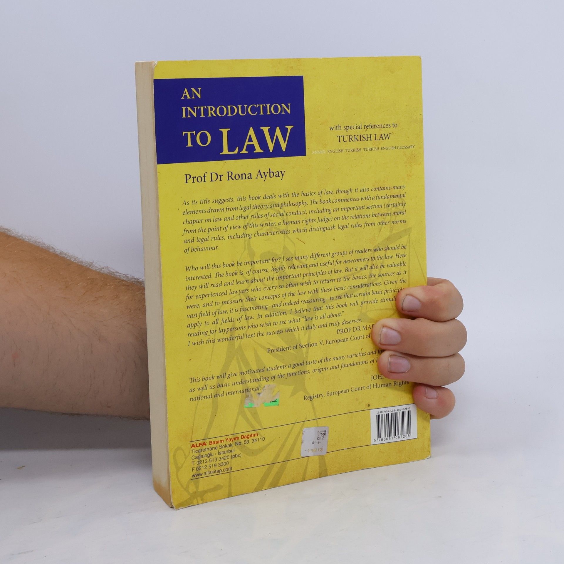 Rona Aybay An Introduction To Law