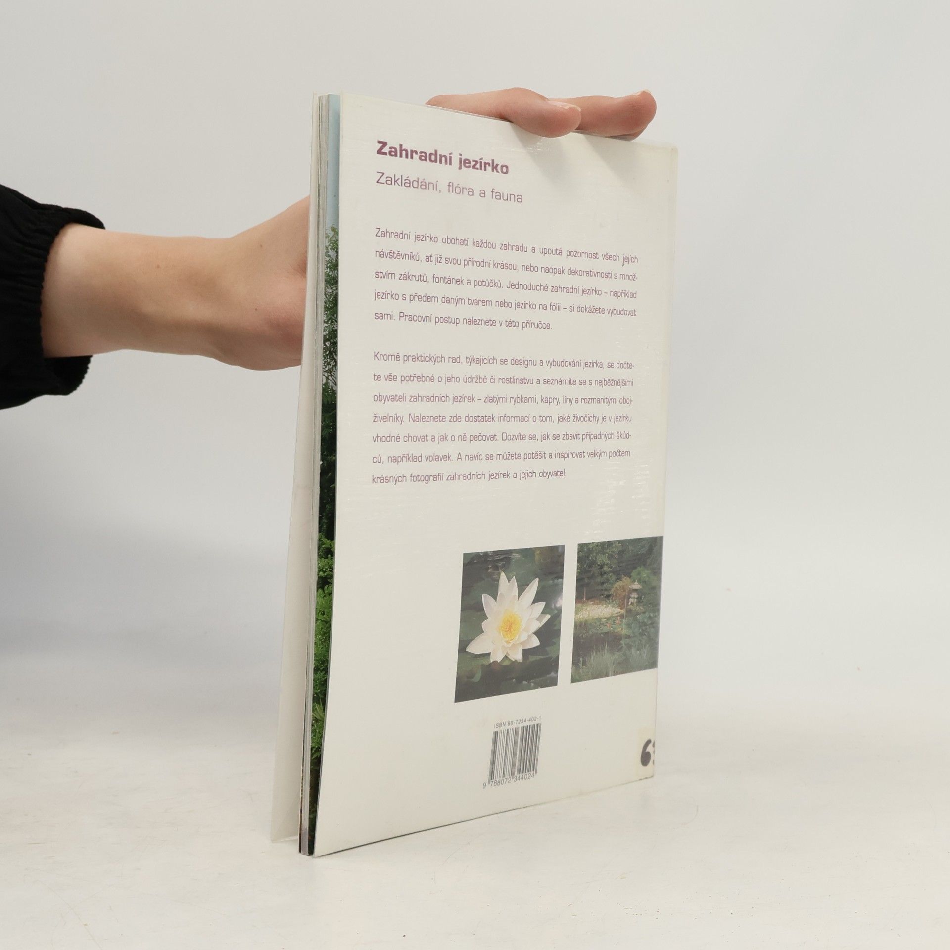 Marcel Nijland Zahradní jezírko : zakládání, flóra a fauna