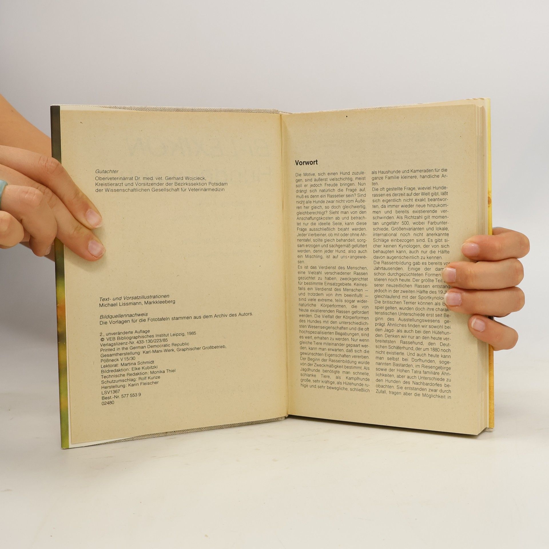 Hans-Joachin Swarovsky Hunde rassen. Bi-Lexikon
