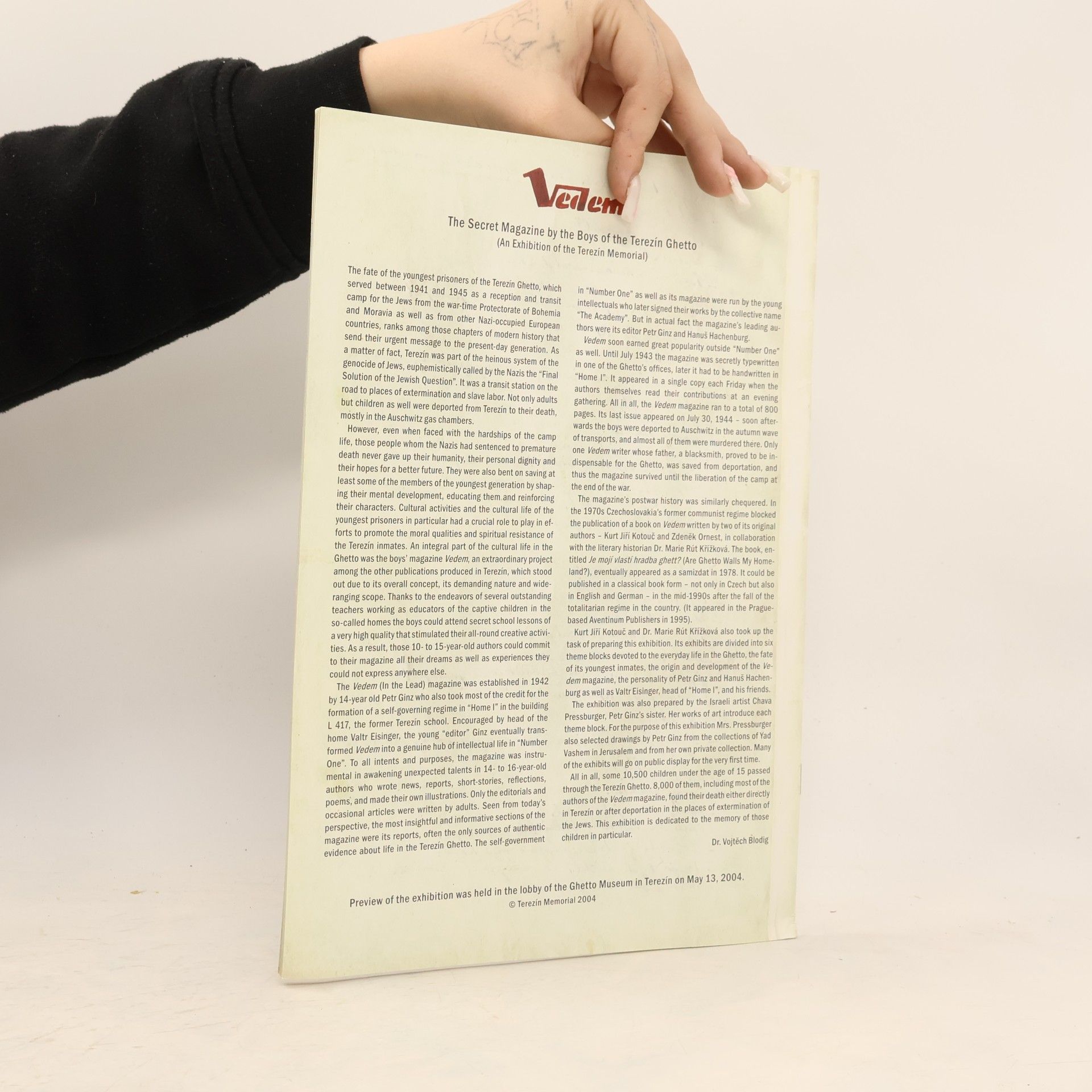 kolektiv Tajný časopis chlapců z Terezínského ghetta