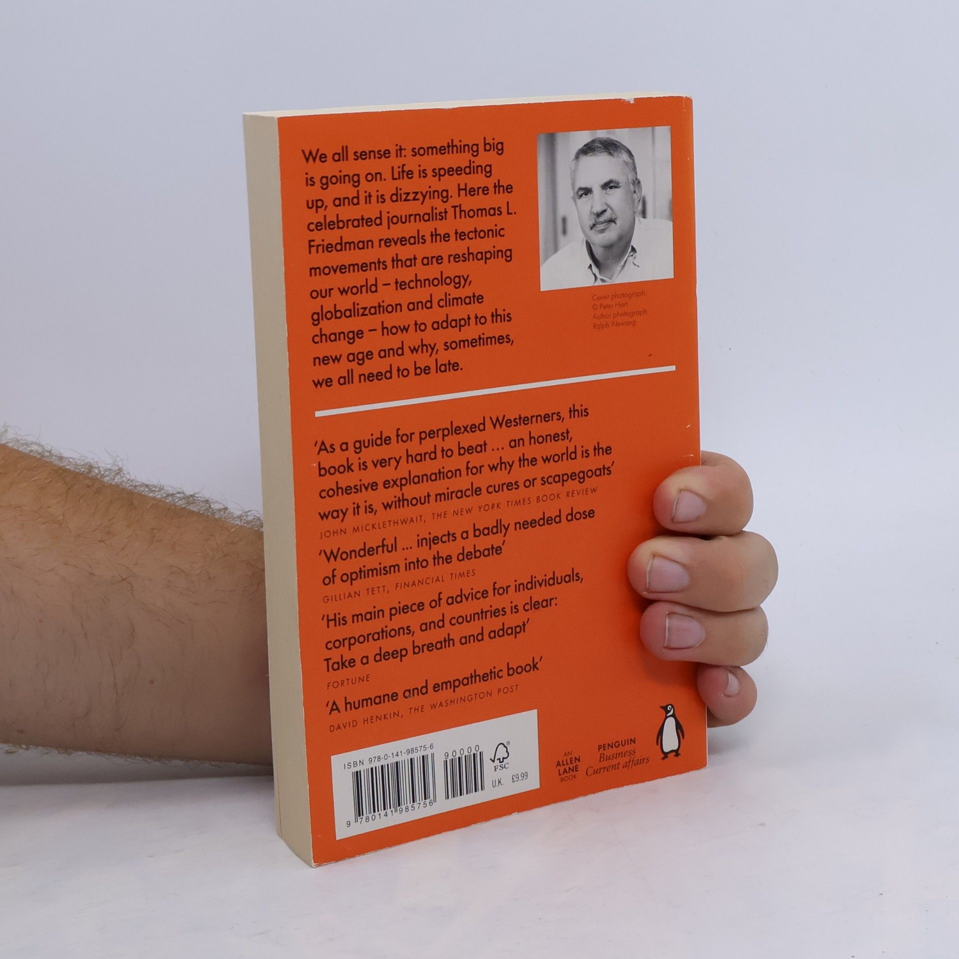Thomas Friedman Thank you for being late: an optimist's guide to thriving in the age of accelerations