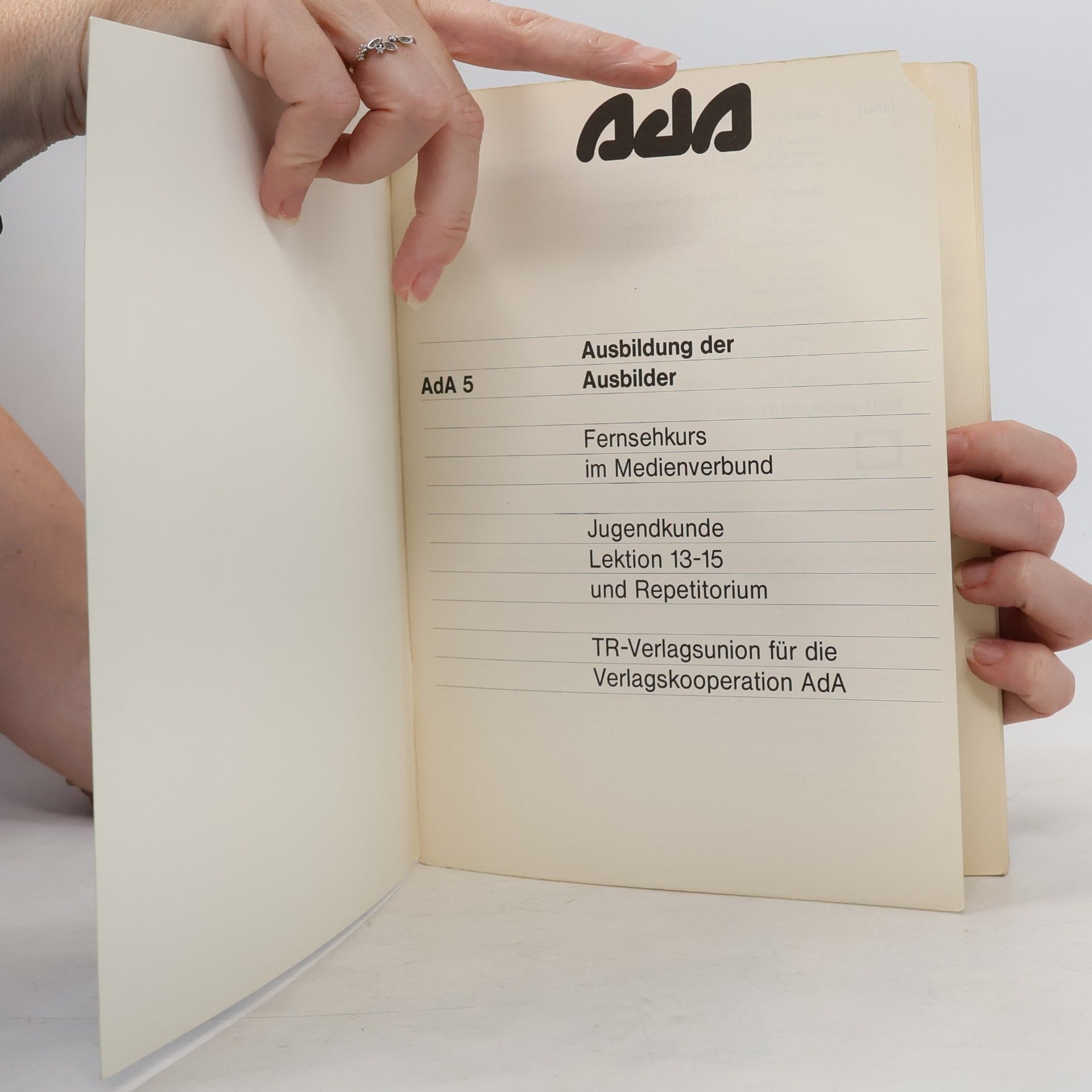 Chr. Blume-Banniza Ausbildung der Ausbilder 5
