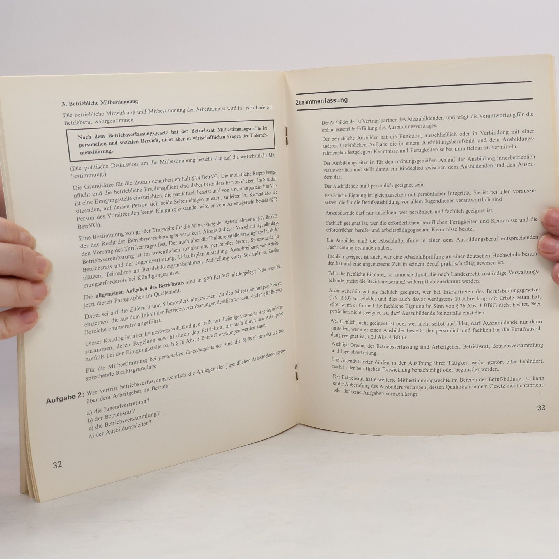 Ausbildung der Ausbilder