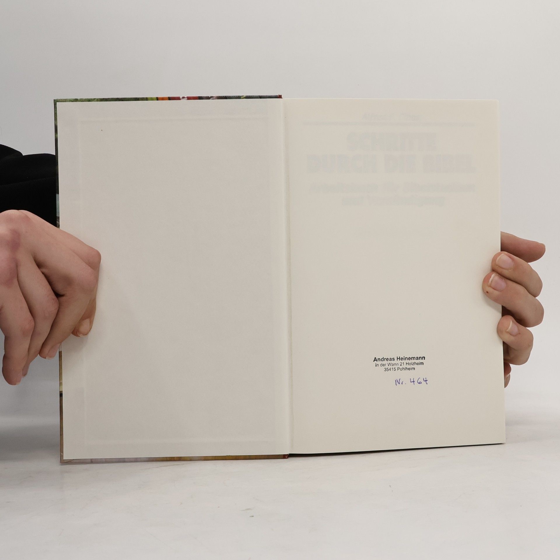 Alfred P. Gibbs Schritte durch die Bibel