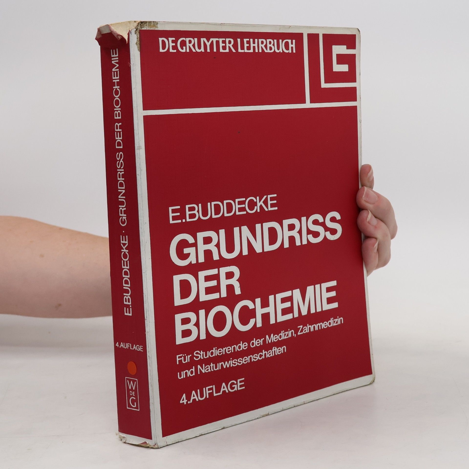 Eckhart Buddecke Grundriss der Biochemie