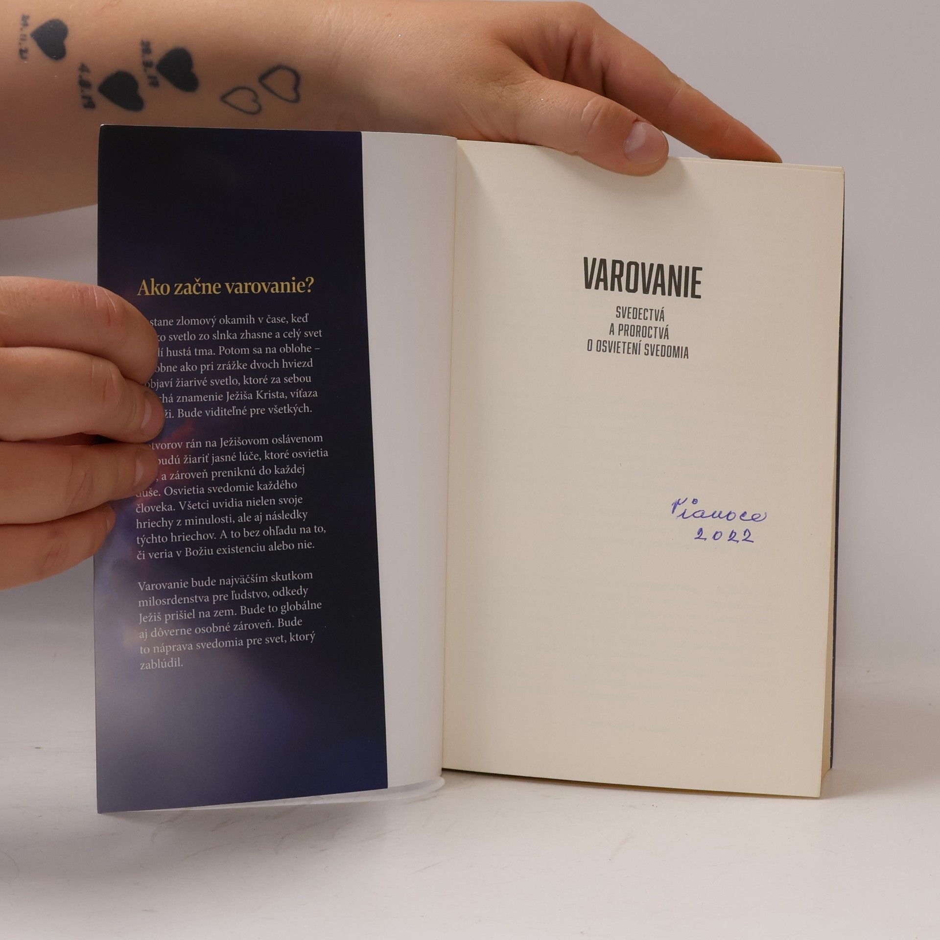 Christine Watkins Varovanie : svedectvá a proroctvá o osvietení svedomia
