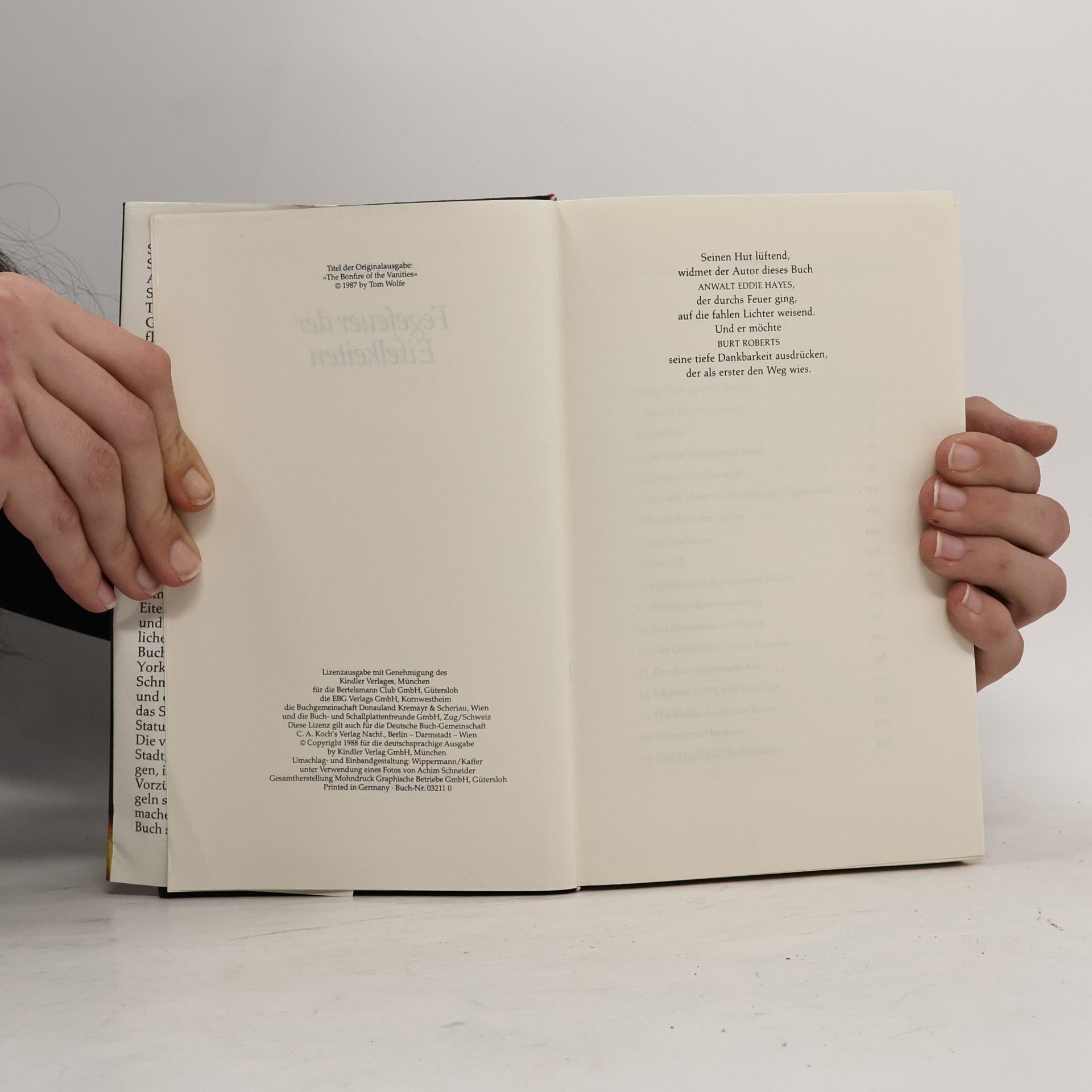 Tom Wolfe Fegefeuer der Eitelkeiten