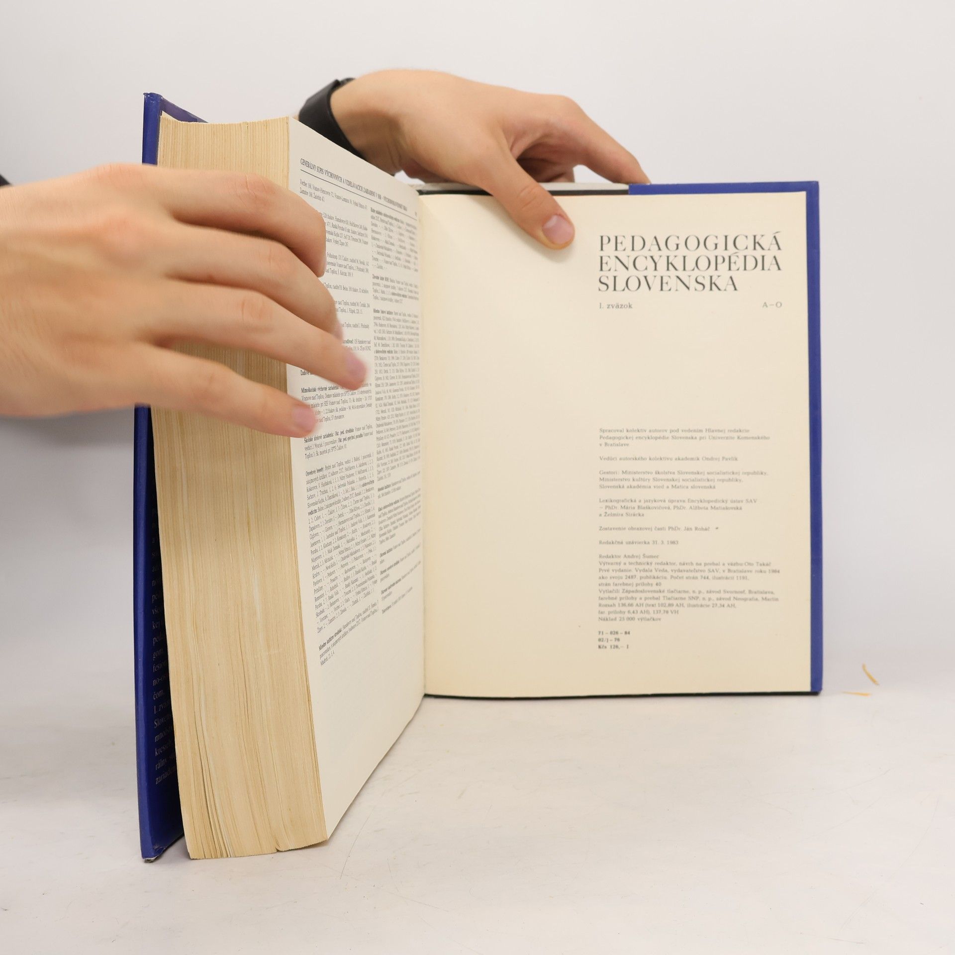 Various authors Pedagogická encyklopédia Slovenska 1. A-O