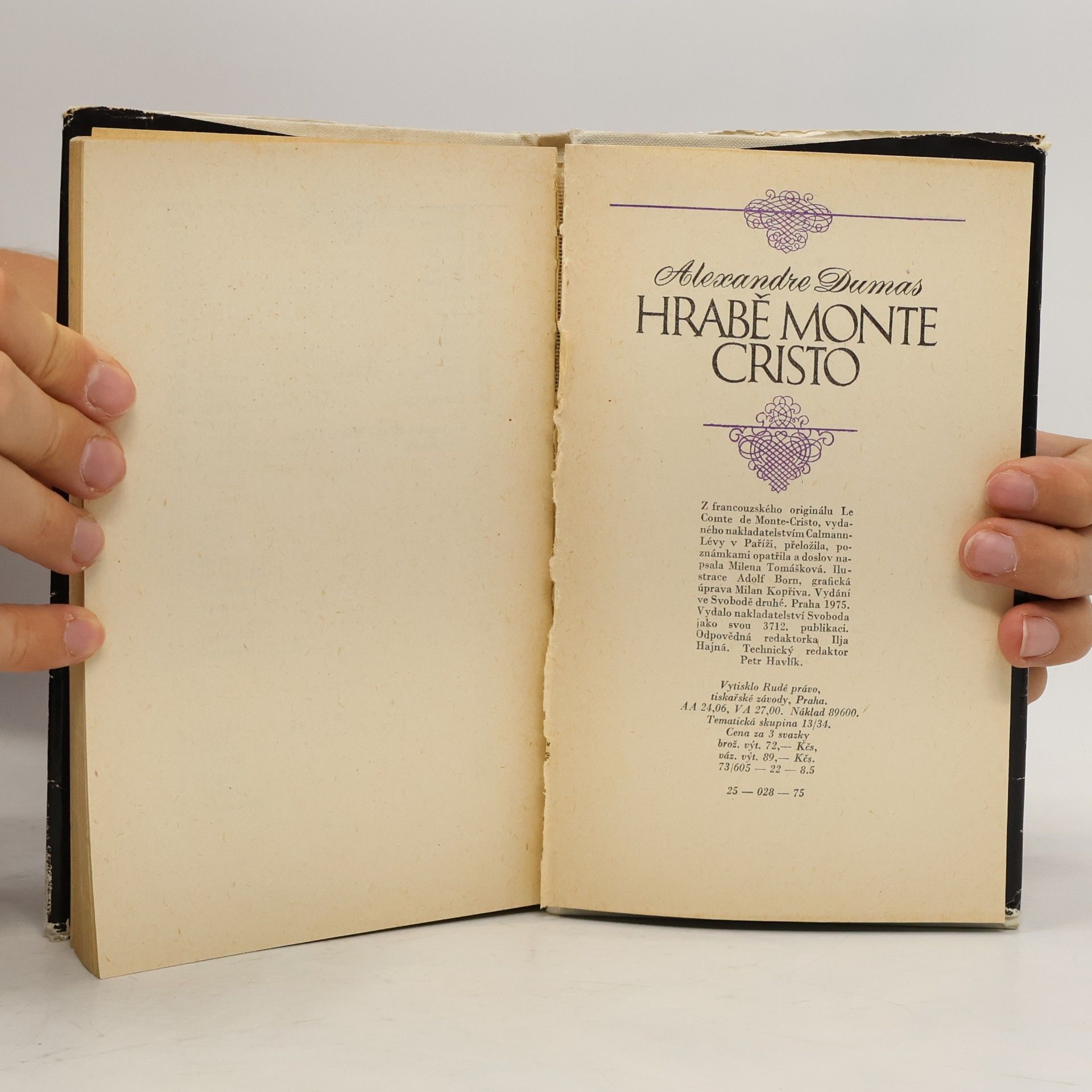 Alexandre Dumas starší Hrabě Monte Cristo (kniha třetí – díl 5/6)