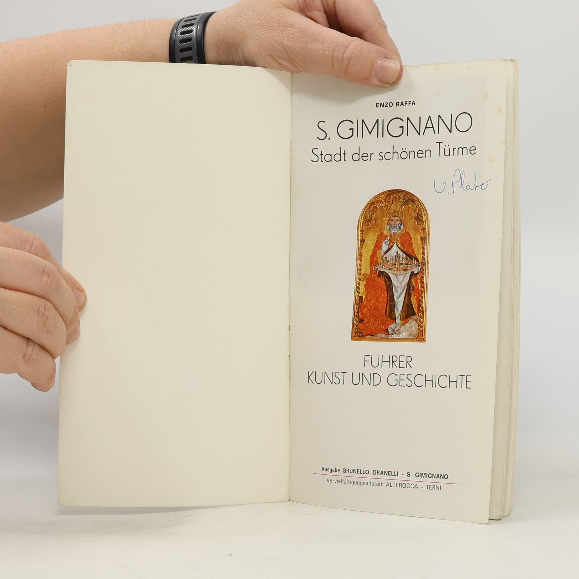 Enzo Raffa San Gimignano. Stadt der schönen Türme
