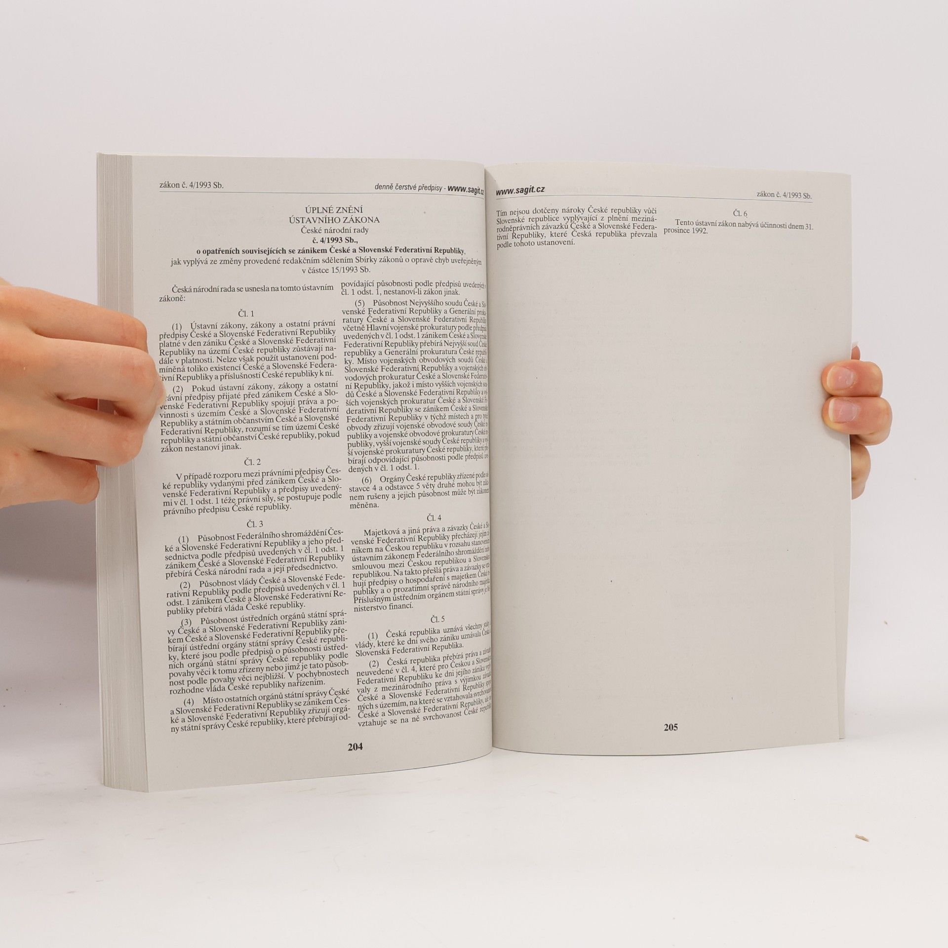 Collectif d'auteurs Ústava ČR ; Listina základních práv a svobod