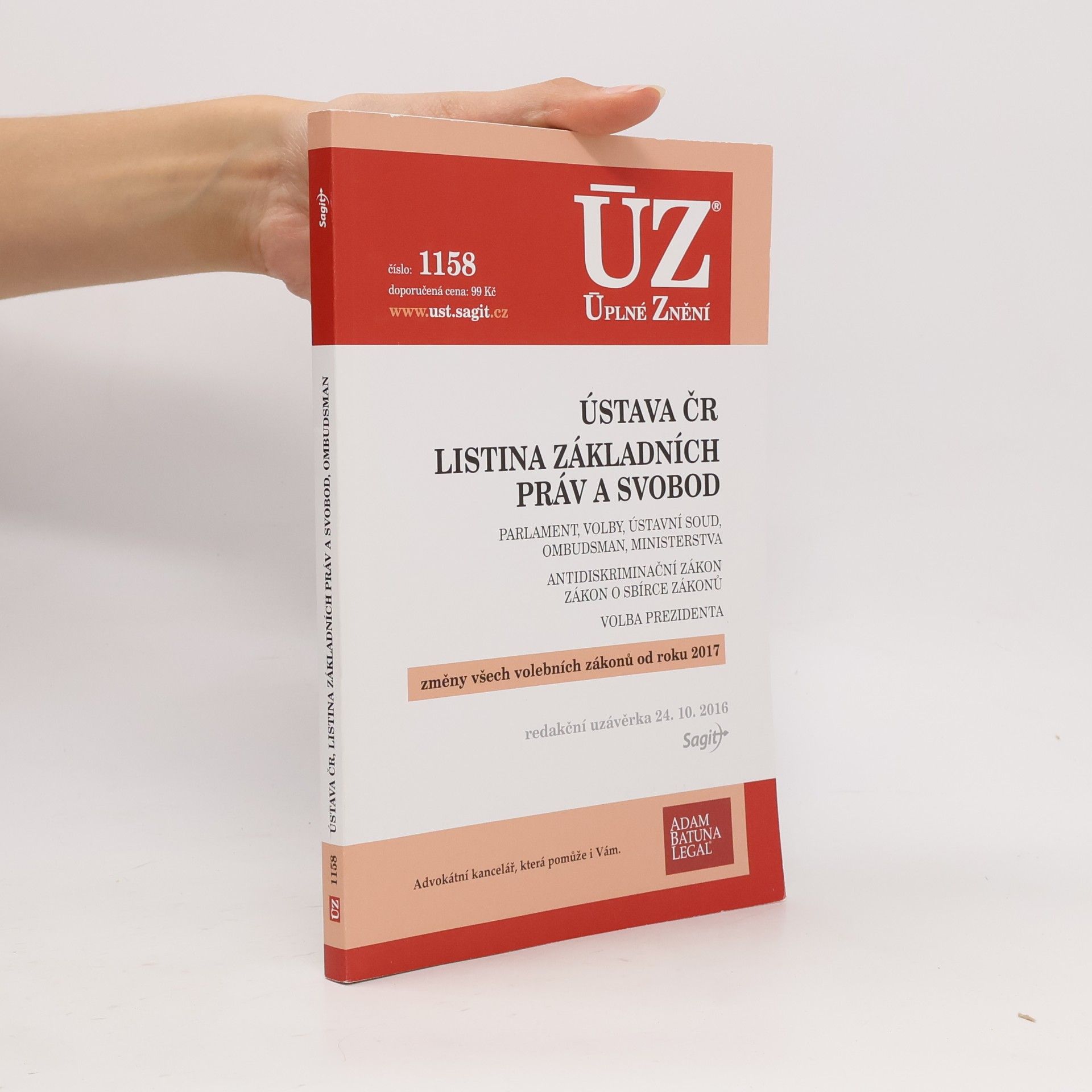 Auteurscollectief Ústava ČR ; Listina základních práv a svobod