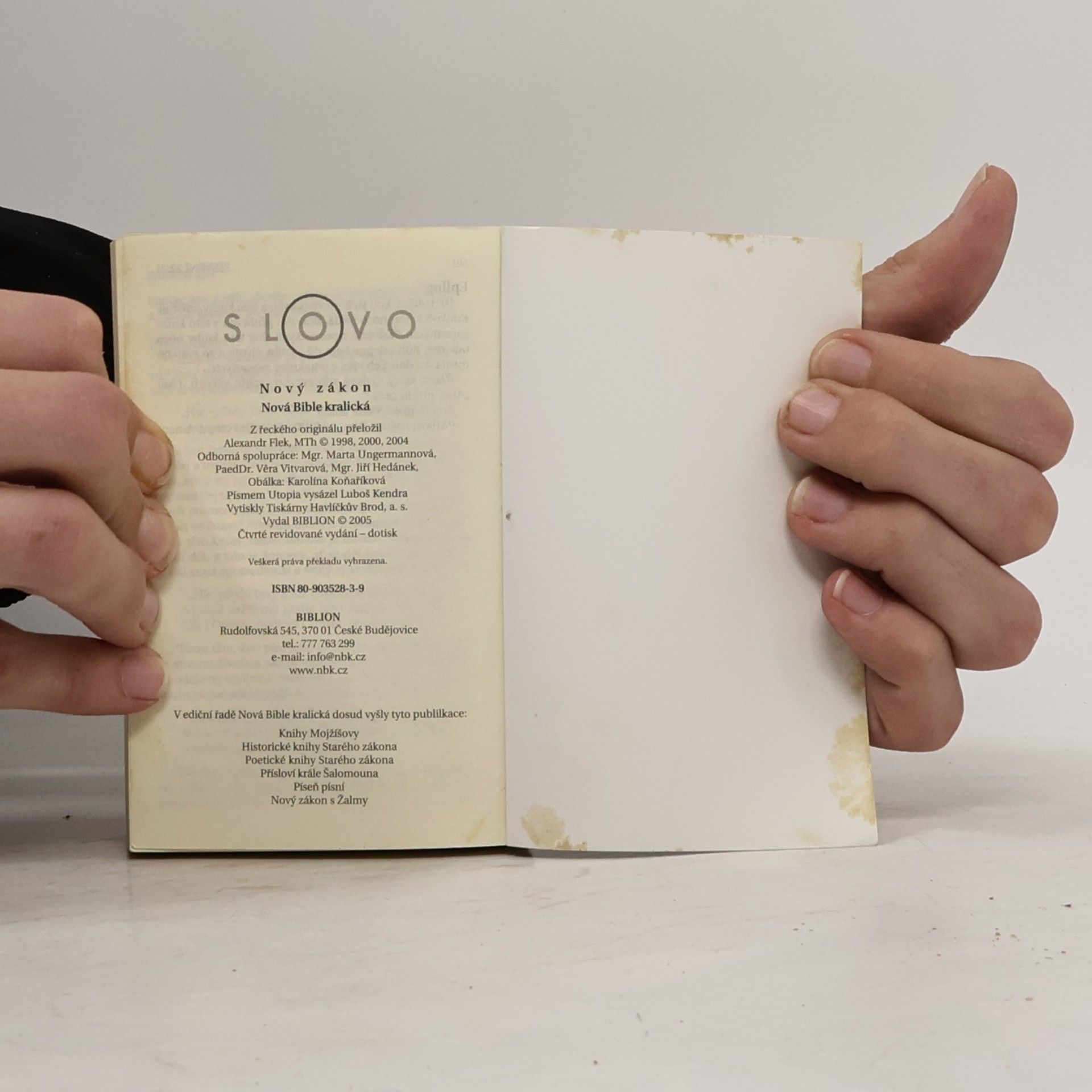 Alexandr Flek Nový zákon. Nová Bible Kralická