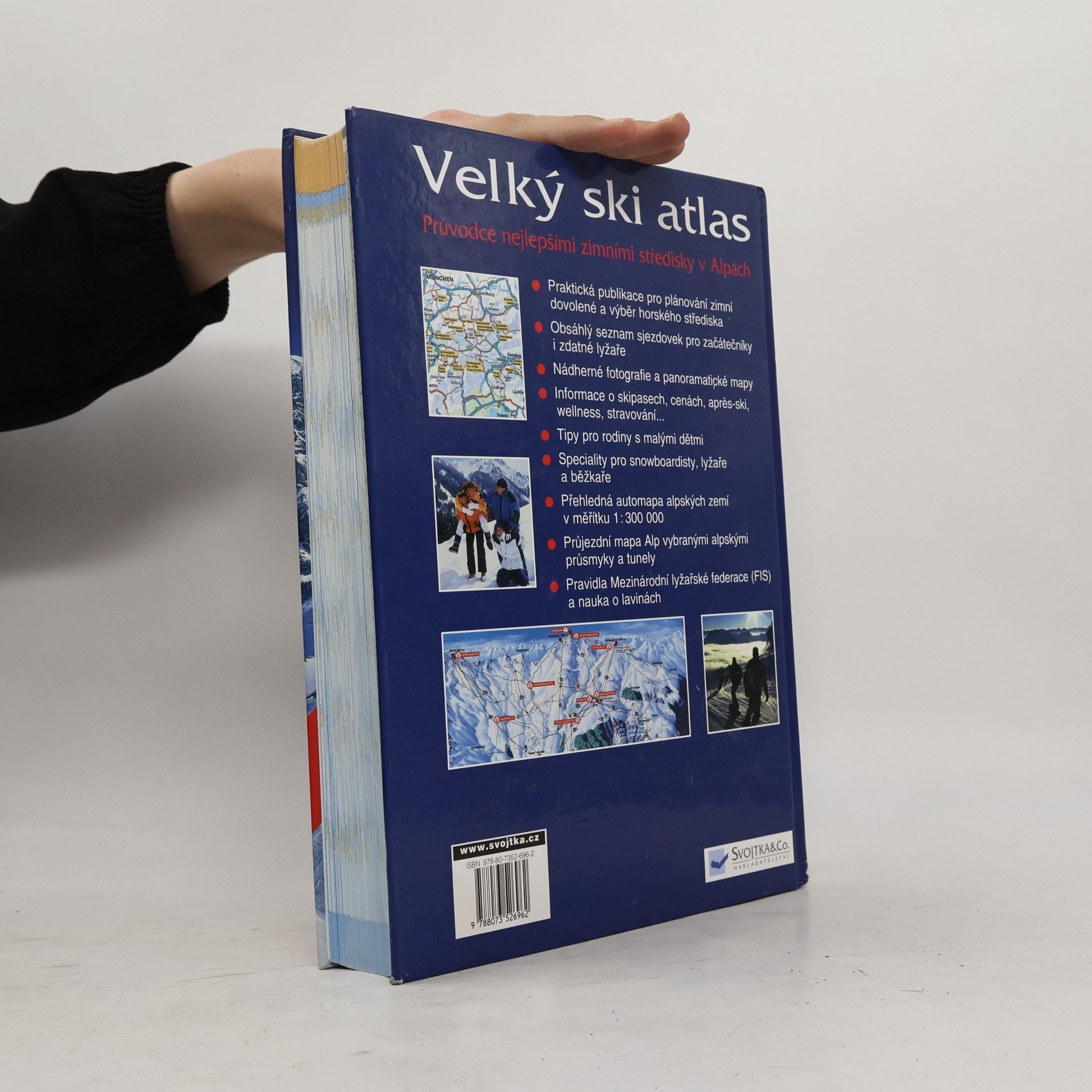 Various authors Velký ski atlas. Průvodce nejlepšími zimními středisky v Alpách