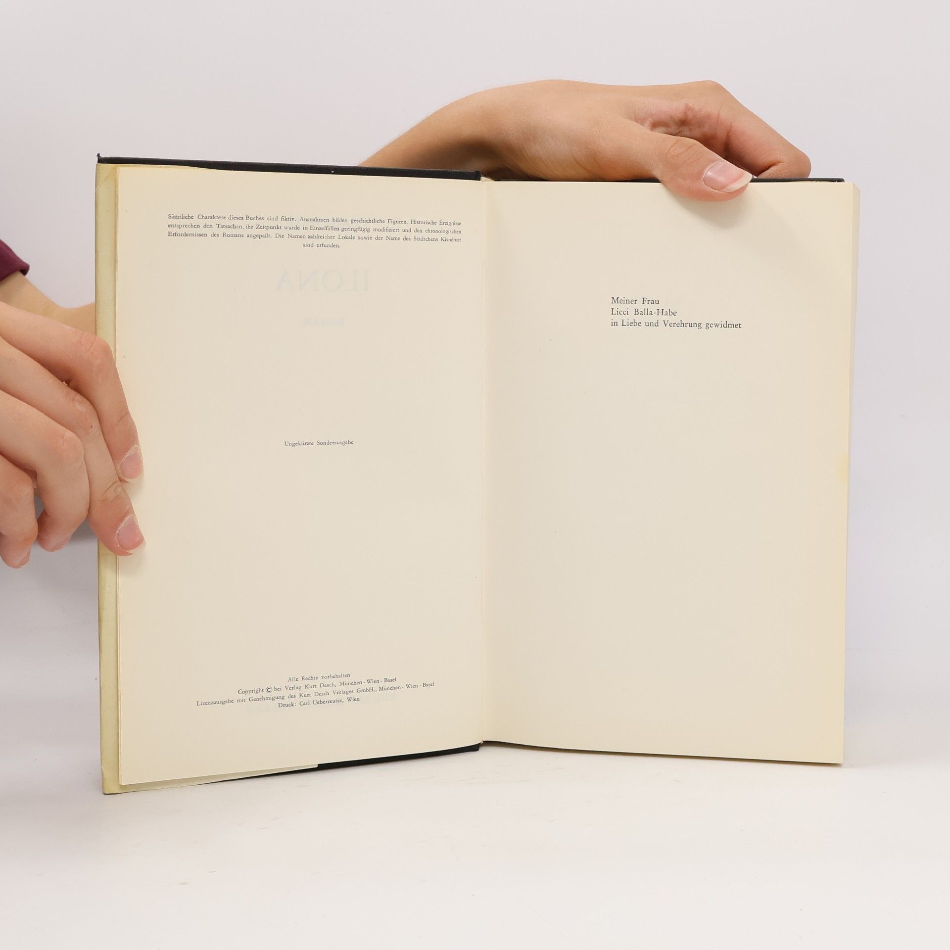 Hans Habe Ilona