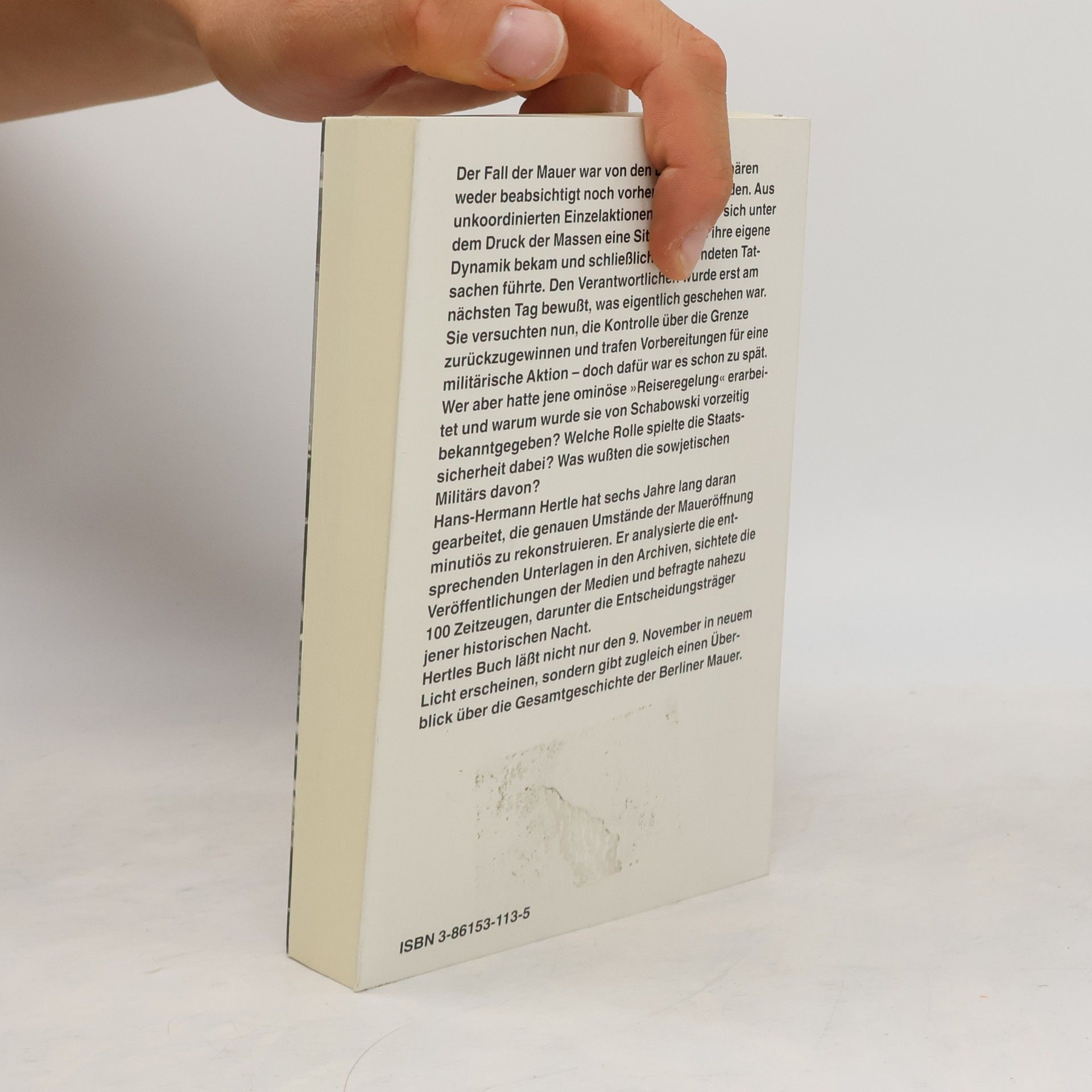 Hans-Hermann Hertle Chronik des Mauerfalls