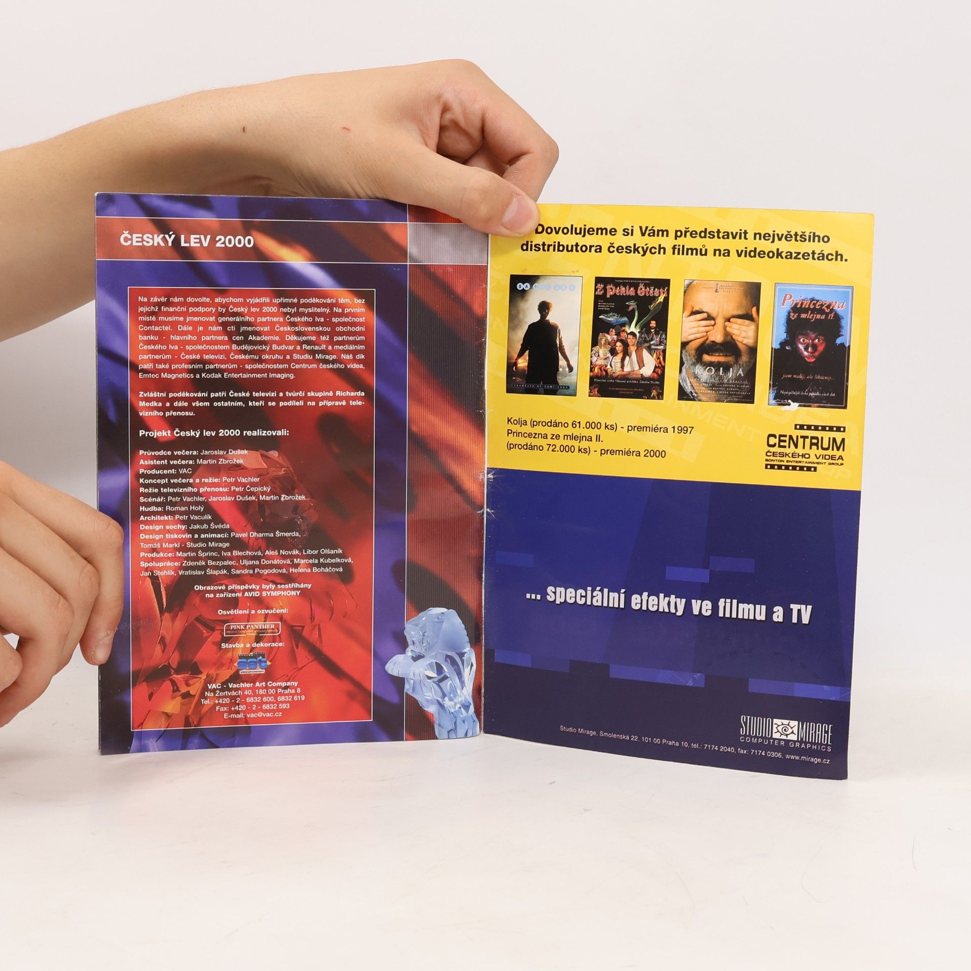 Various authors České filmy 2000. Czech Films 2000