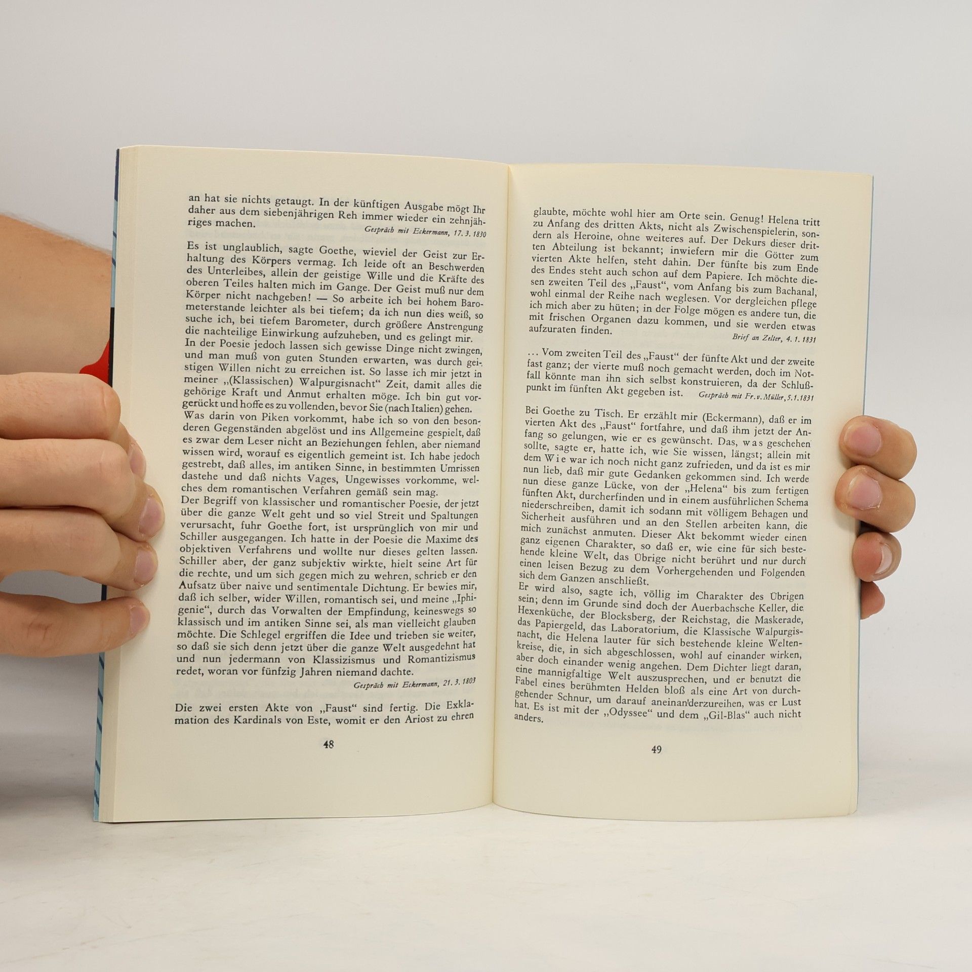 Johann Wolfgang von Goethe Goethe über den Faust