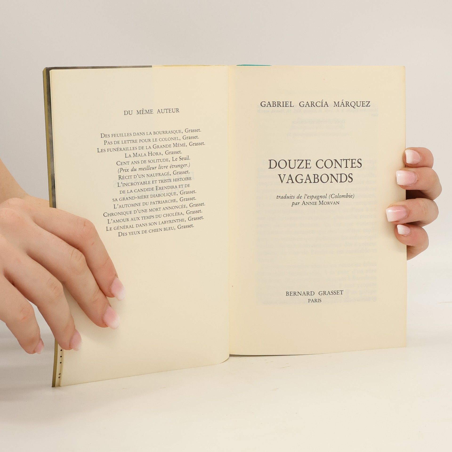 Gabriel García Márquez Douze contes vagabonds