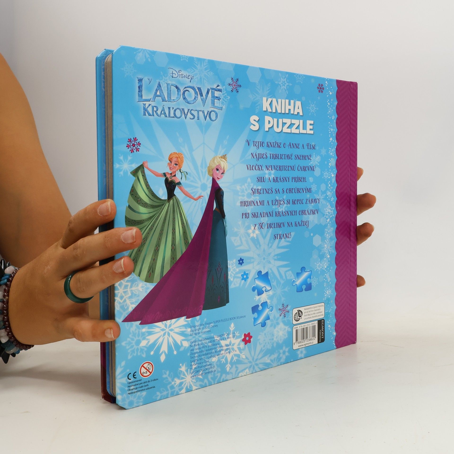 kolektiv Ladové kráľovstvo: kniha s puzzle