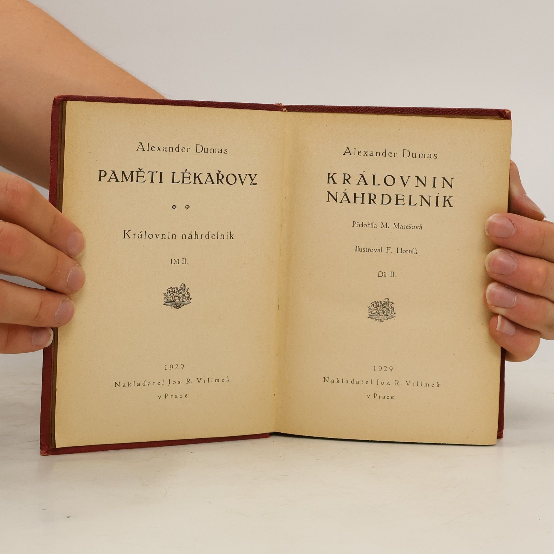 Alexandre Dumas starší Královnin náhrdelník Díl I.