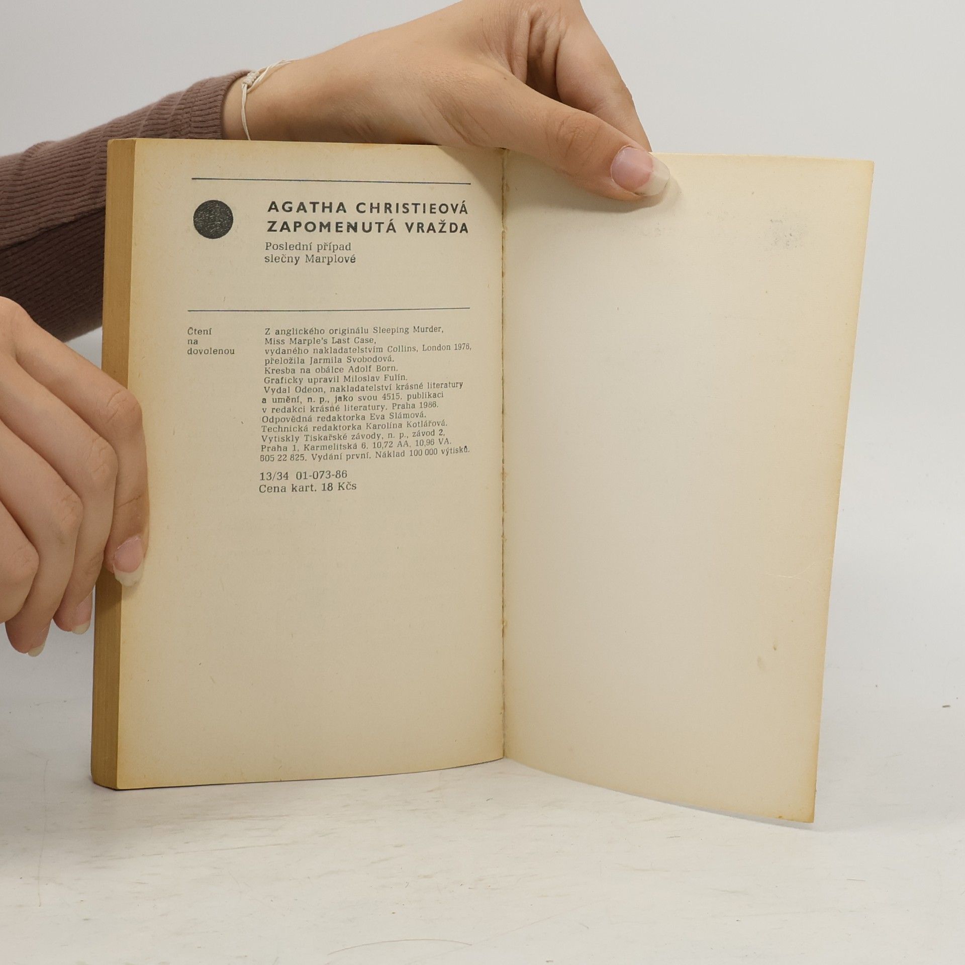 Agatha Christie Zapomenutá vražda