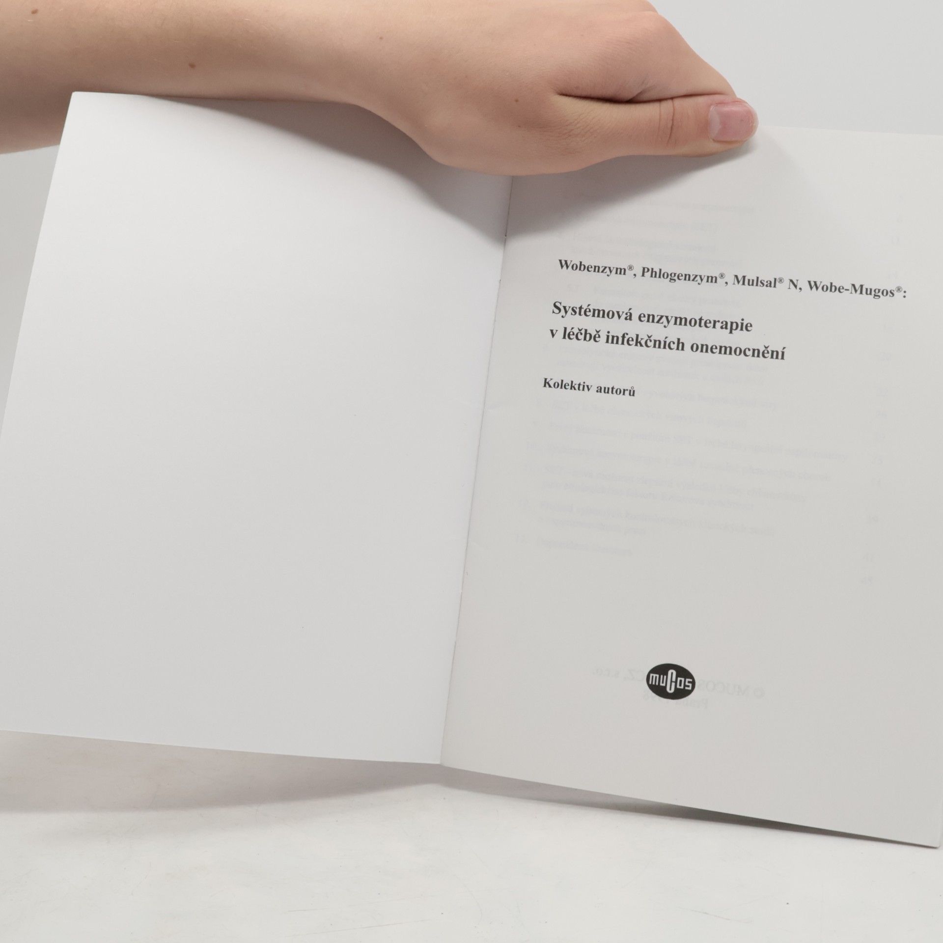 Various authors Systémová enzymoterapie v léčbě infekčních onemocnění