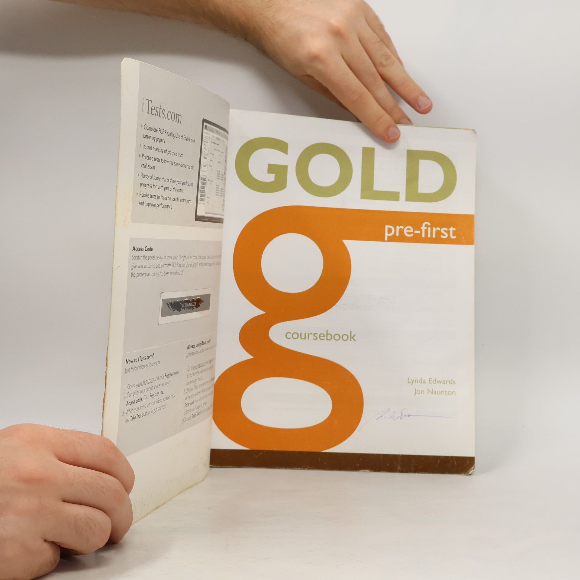 Jon Naunton New Gold Pre-First Coursebook (with CD-ROM incl. Class Audio)
