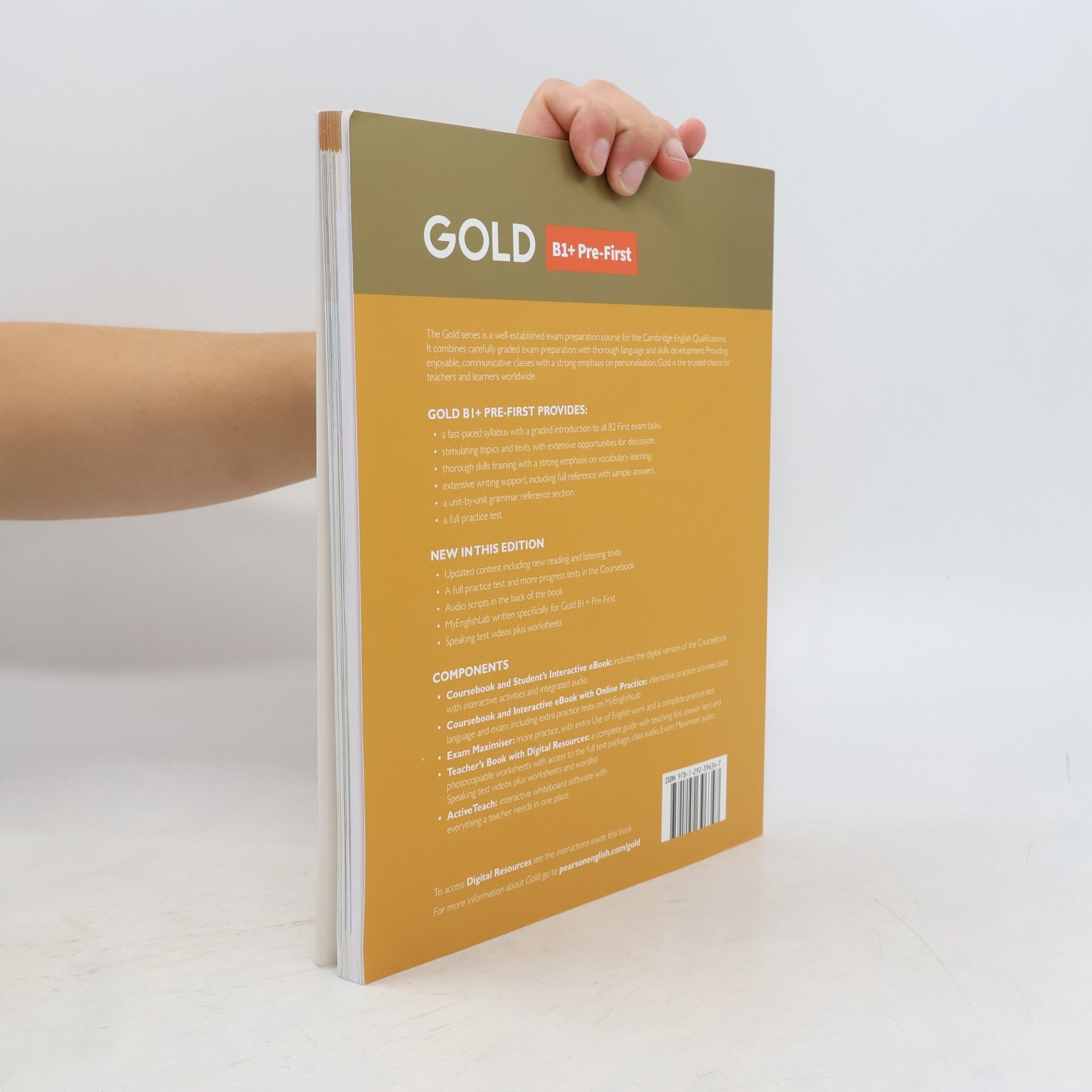 Jan Bell Gold B1+ Pre-First Course Book With Interactive eBook, Digital Resources And App, 6ed