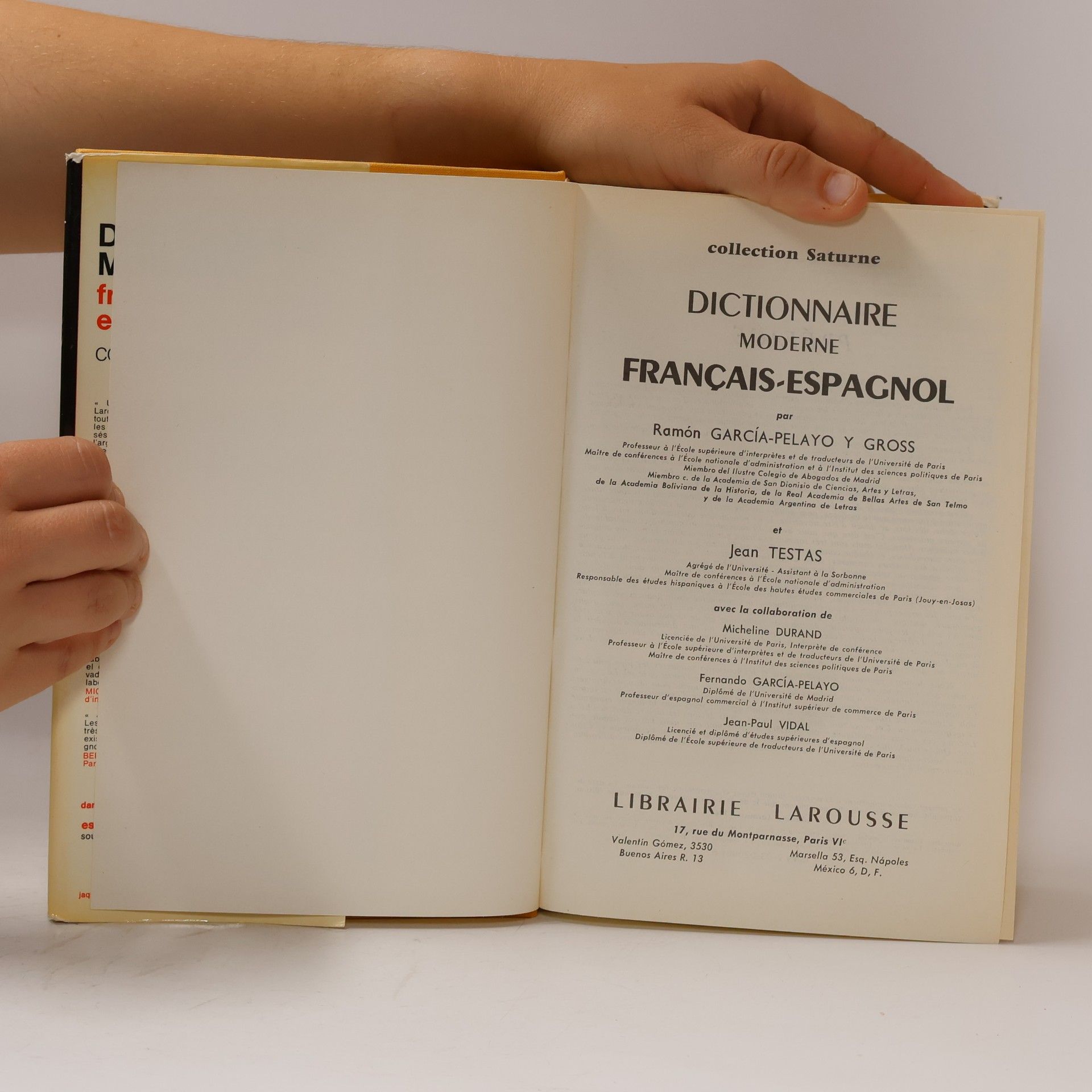 Ramón García-Pelayo y Gross Dictionnaire moderne français-espagnol