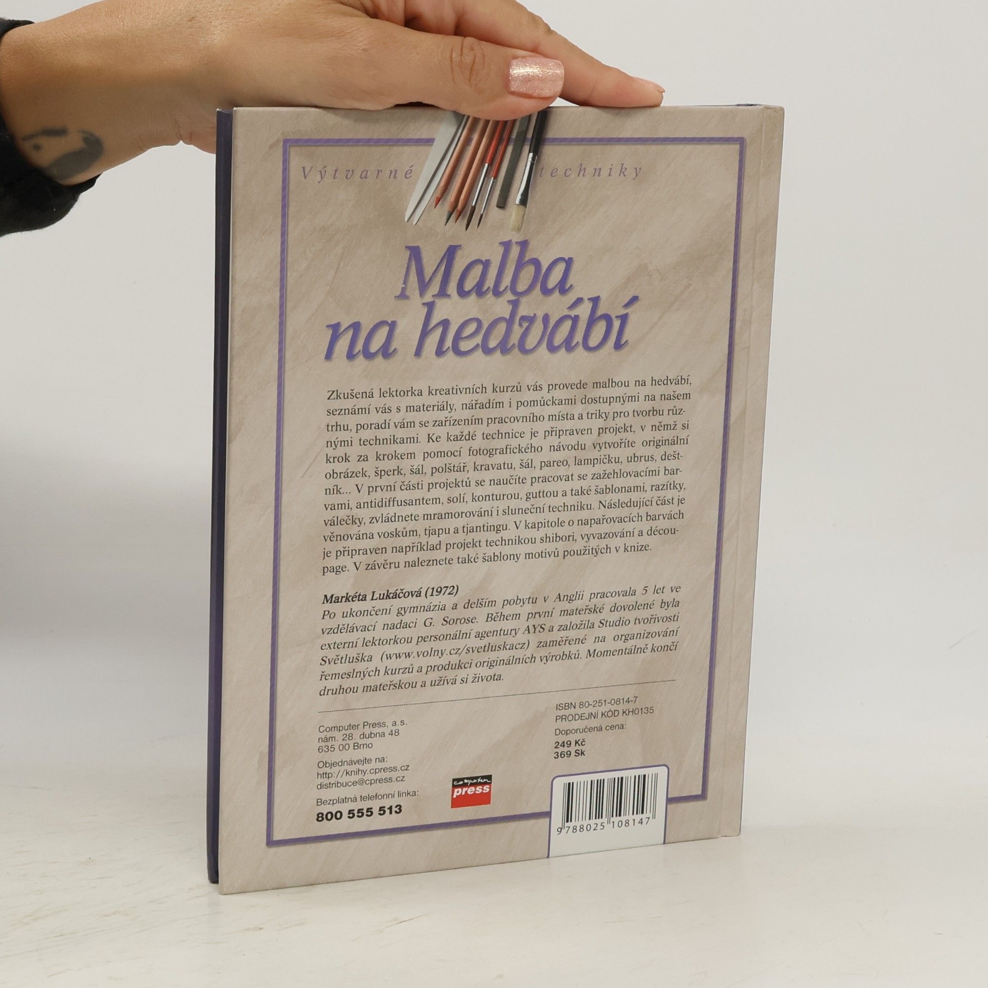Markéta Lukáčová Malba na hedvábí